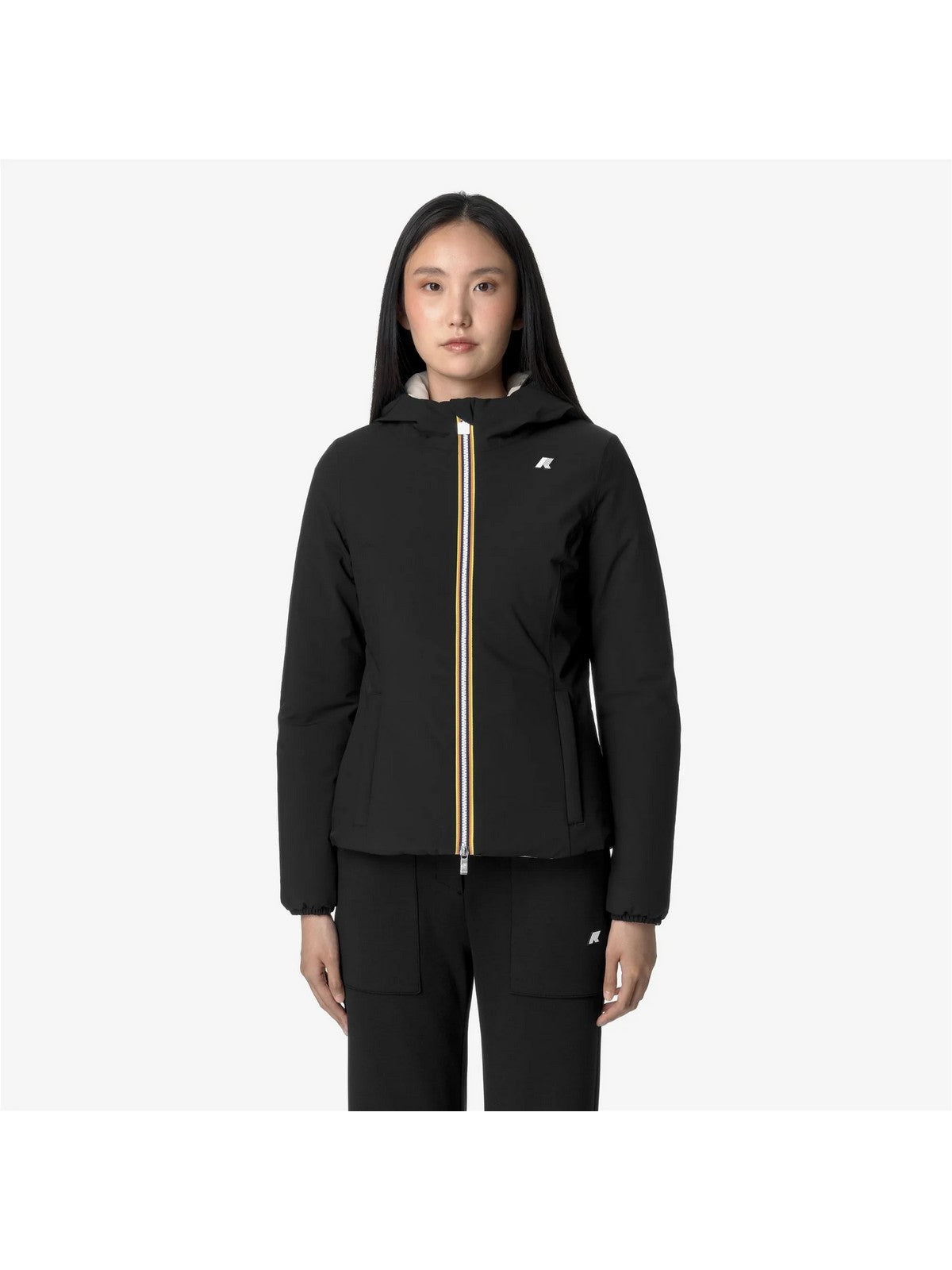 K-Way Lily St Warm Double K6128TW Au7 black jacket