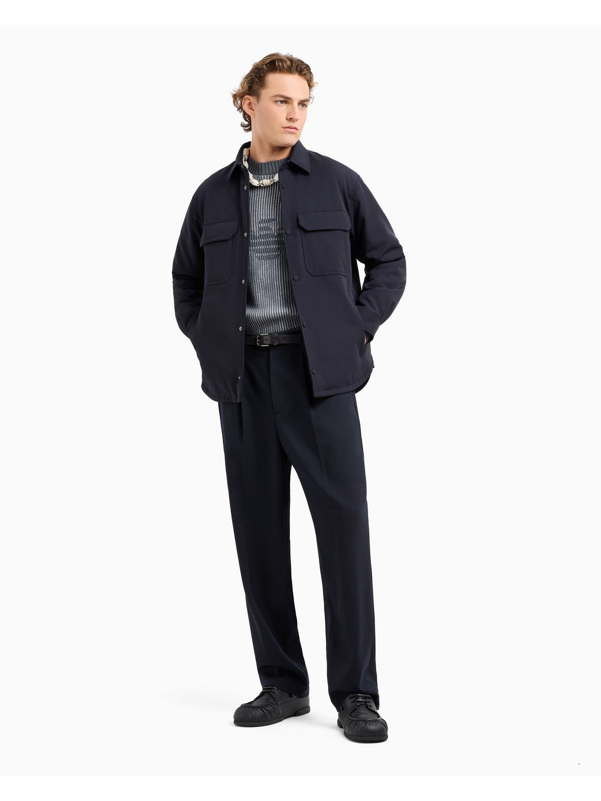 EMPORIO ARMANI Giubbino Uomo  6D1CN0 1NUBZ 0920 Blu gioboutiqueweb