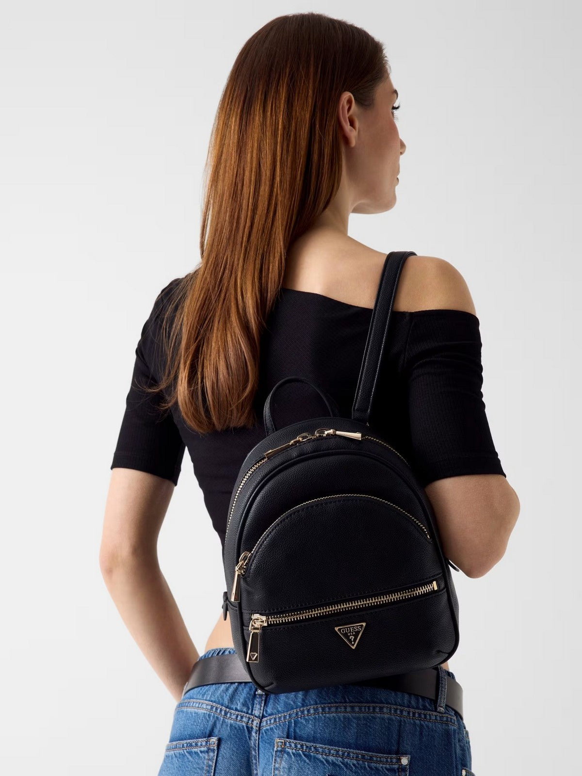 GUESS Zaino Donna MANHATTAN II BACKPACK HWBG71 18320 BLA BLACK