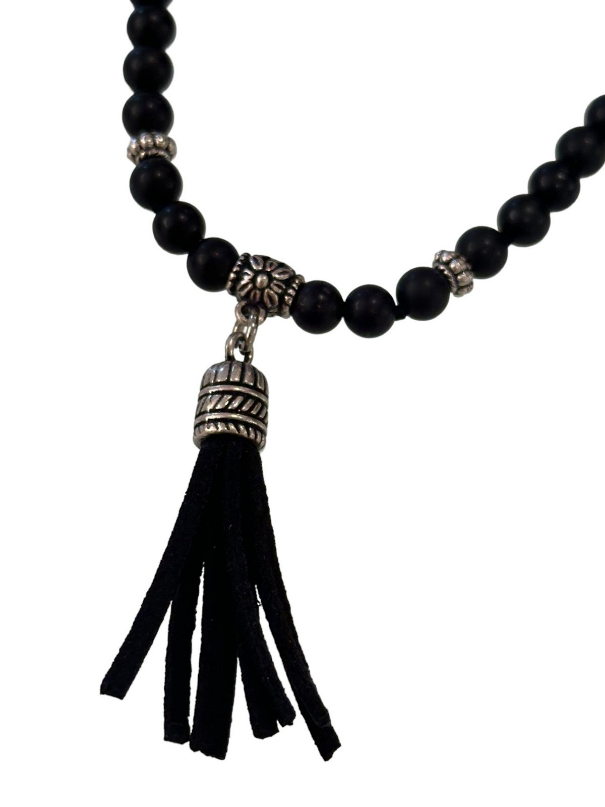 Collier noir Maco 2 Mancin pour hommes