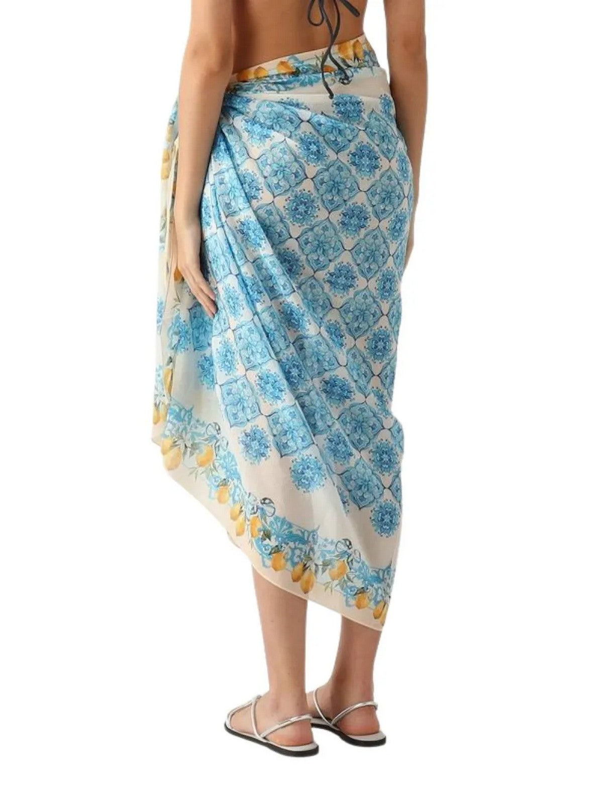 MC2 SAINT BARTH Pareo Donna  THAITI 09736L SILK VOILE LEMON MAJ 34