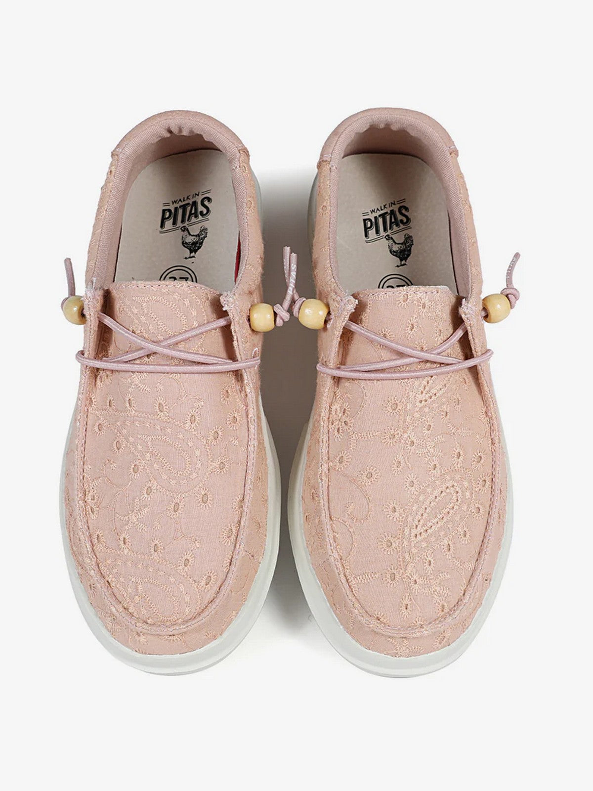 Pitas mocasin mujer kila beige desnuda