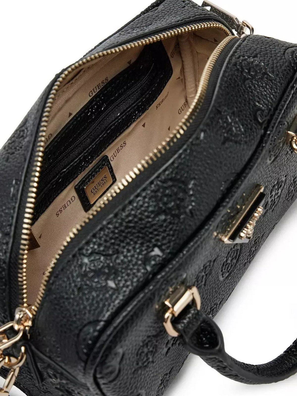 GUESS Borsa Donna CRESIDIA SMALL SATCHEL HWPG93 49050 BLA BLACK