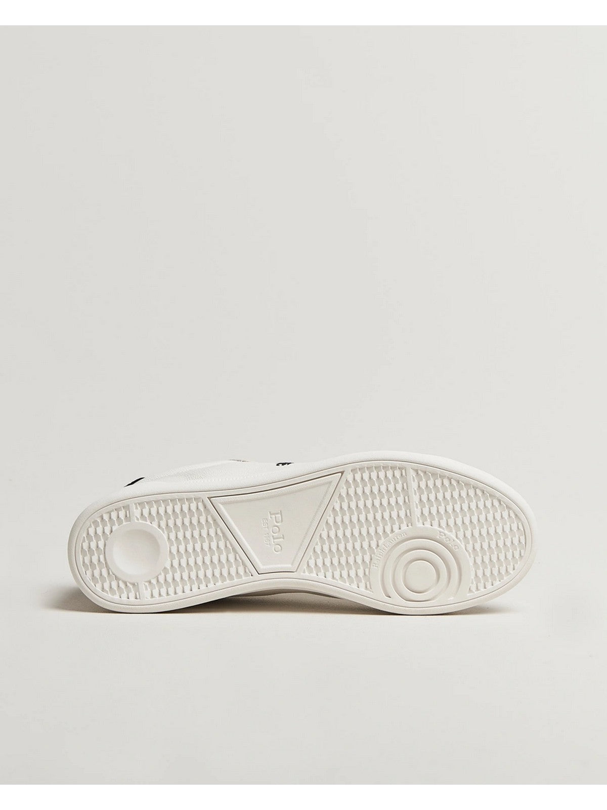 POLO RALPH LAUREN Sneaker Uomo HRT CRT II 809968172 004 WHITE/BLACK gioboutiqueweb