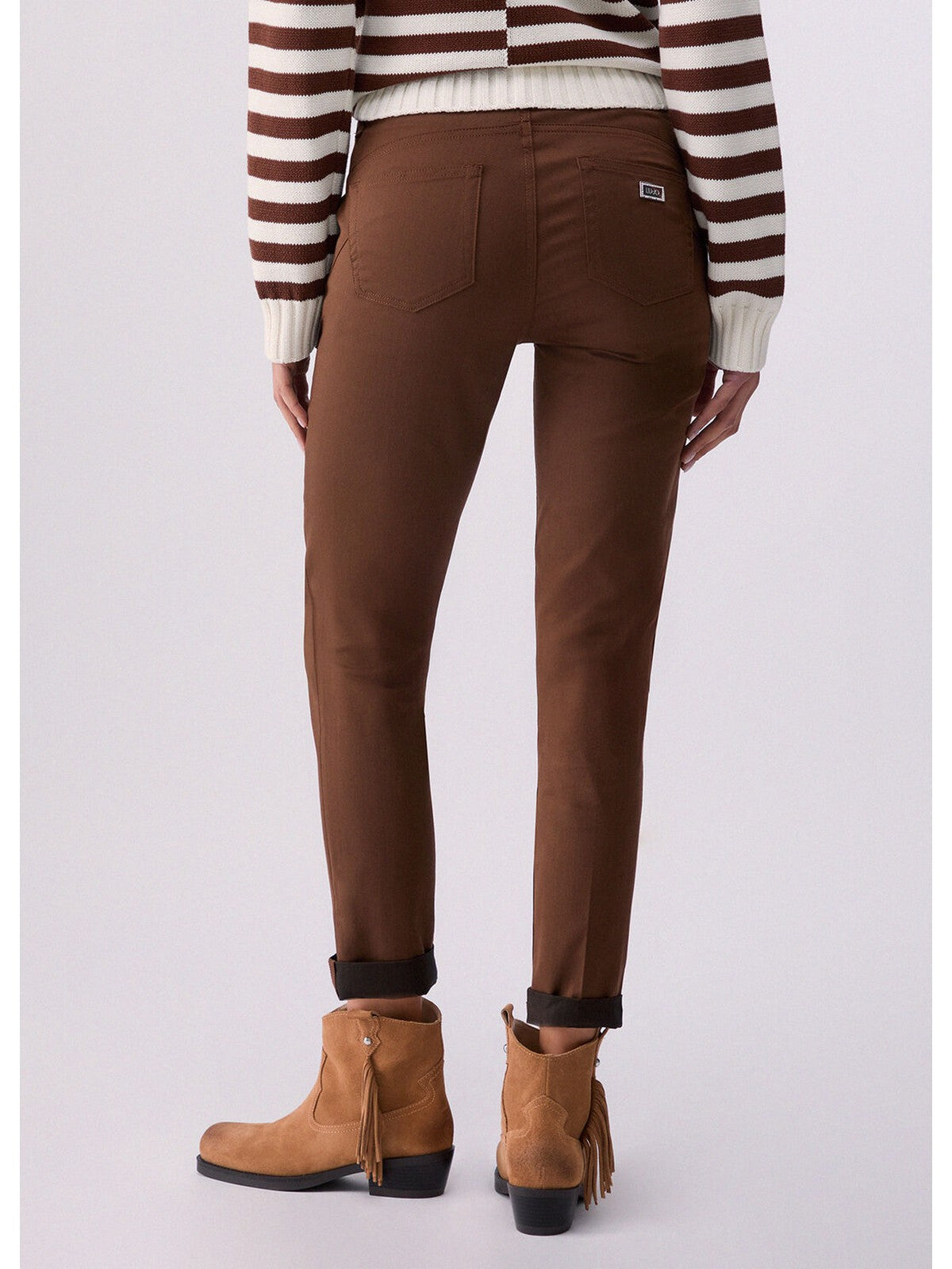 LIU JO WHITE Pantalone Donna  WA6255T7144 81027 BISCOTTO