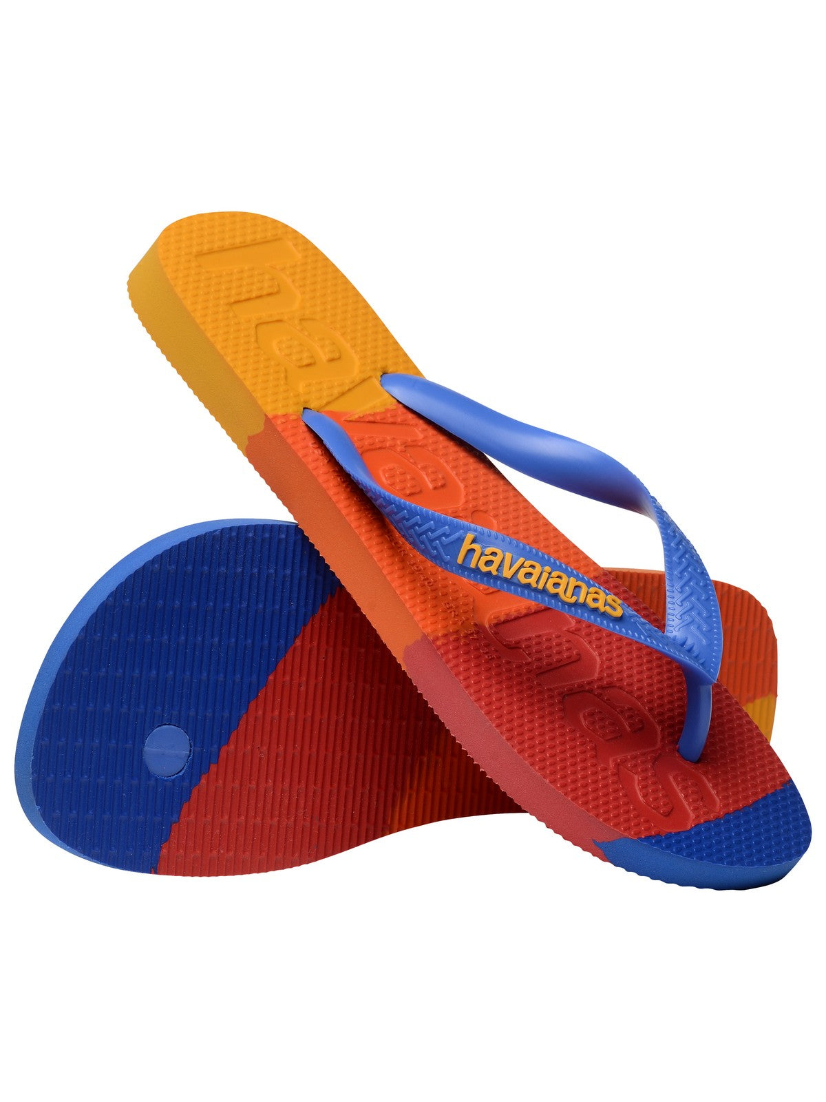 HAVAIANAS Tongs pour hommes Hav. Top logomanie couleurs II 4147526.3847 bleu