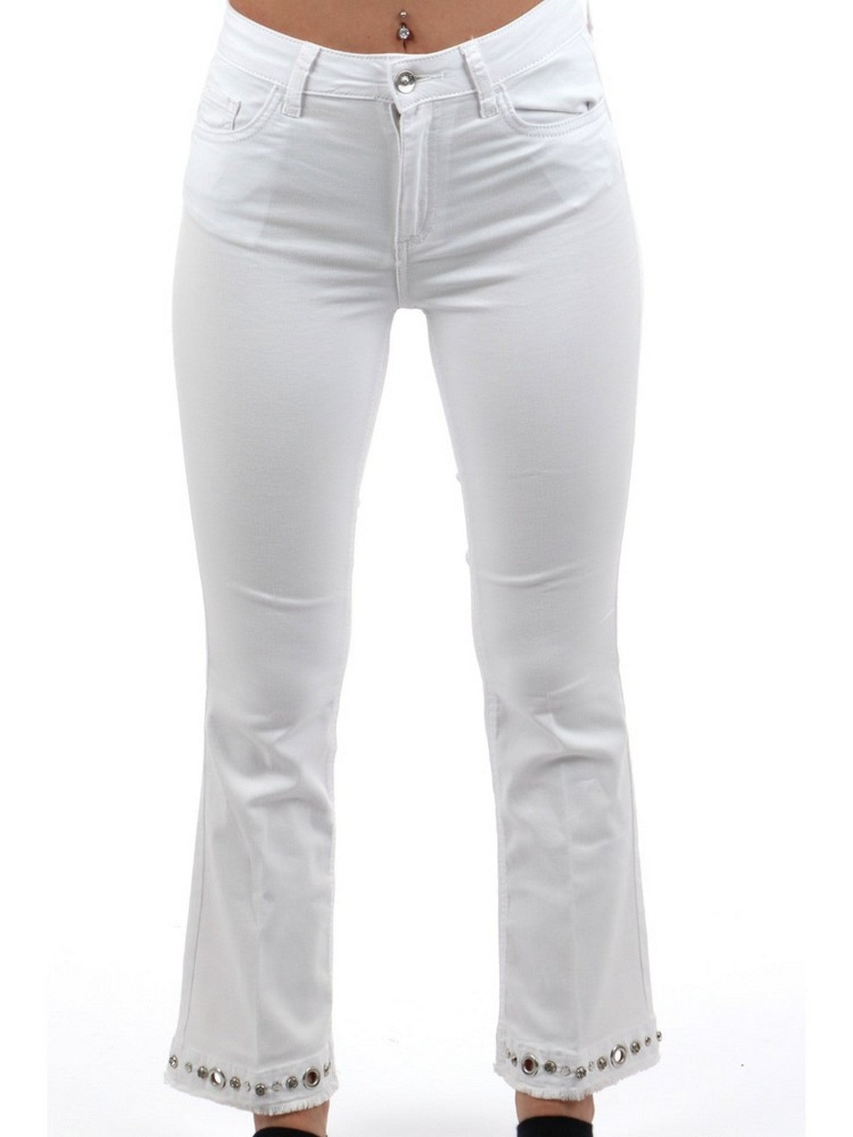 LIU JO WHITE Pantalone Donna  MA4292T4033 N9354 Bianco