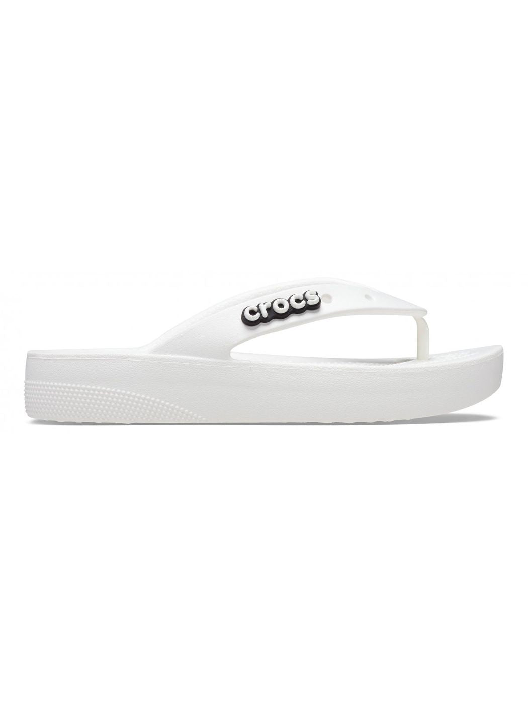 Crocs Flasse Womant Classic Platform Flip W 207714 100 blanc