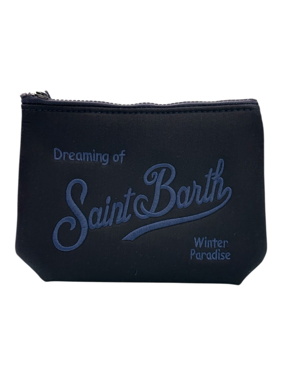 MC2 SAINT BARTH Pochette Donna  ALINE FLANNEL 04169I 61 BLUE NAVY EMB
