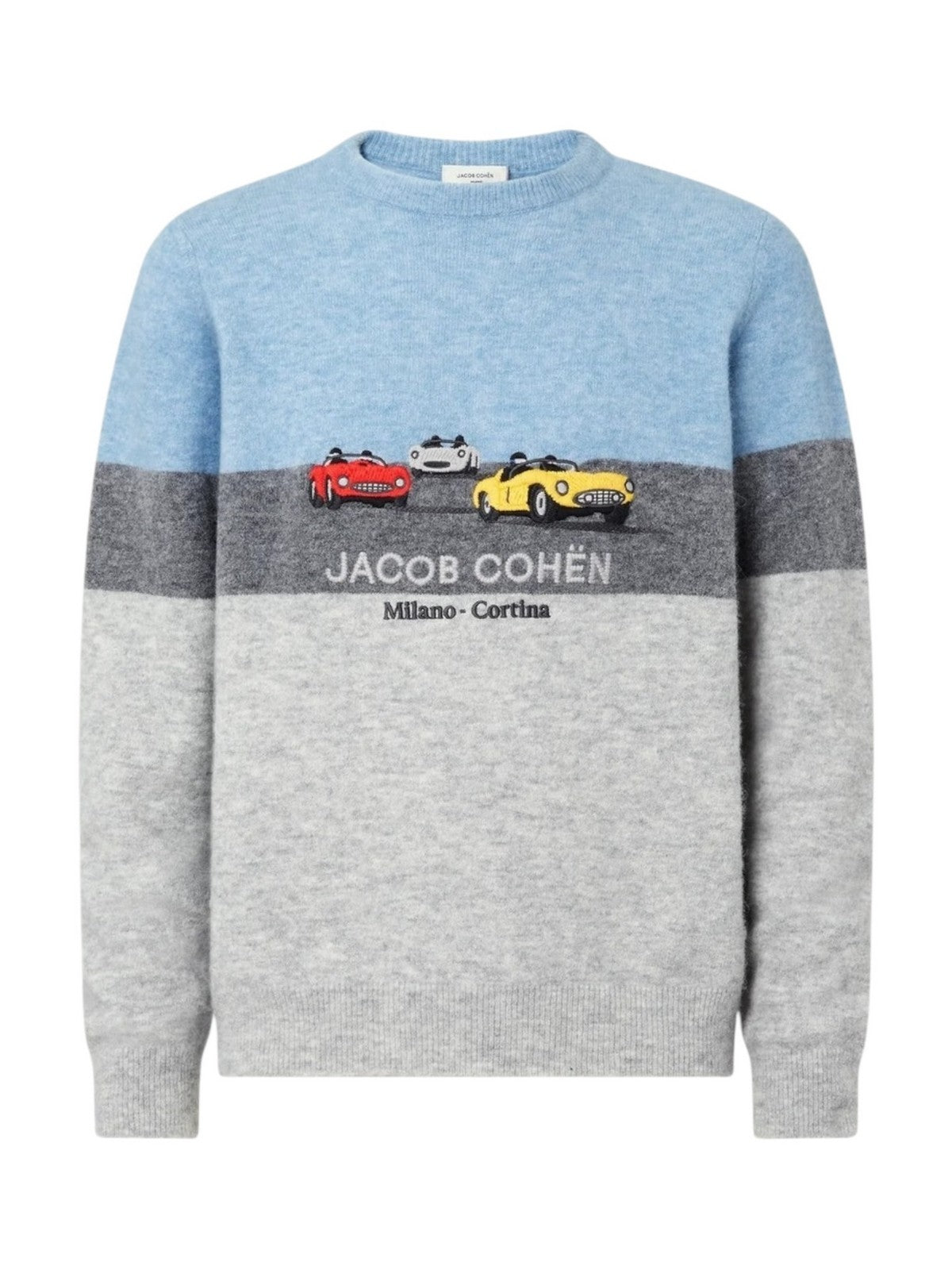 JACOB COHEN Maglione Uomo  JUM_SG024 001 X0017 FL X866 AZURE MEL.