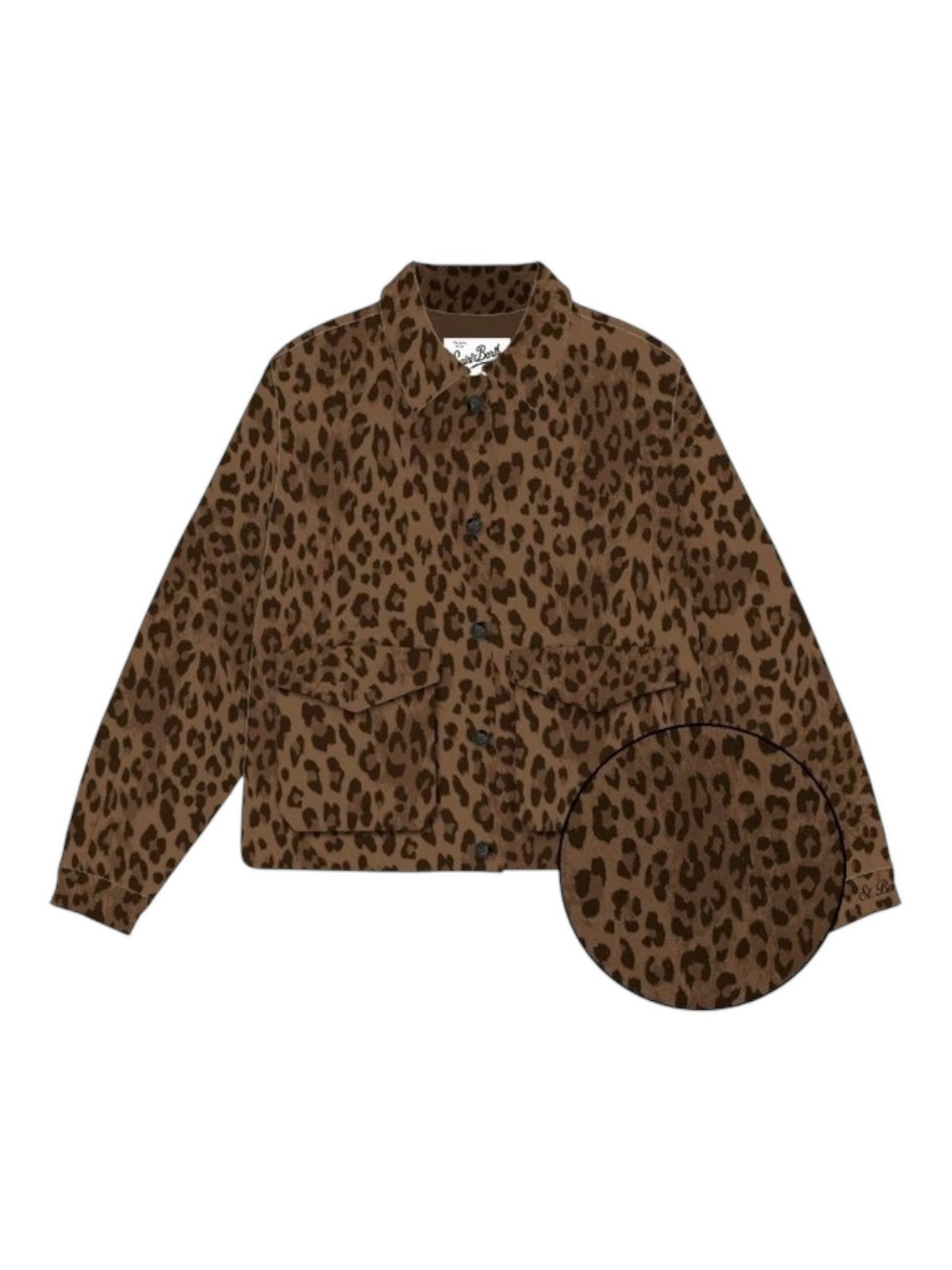 MC2 SAINT BARTH Giubbino Donna  BONNIBELL DOUBLE 00006I DARK LEOPARD 18