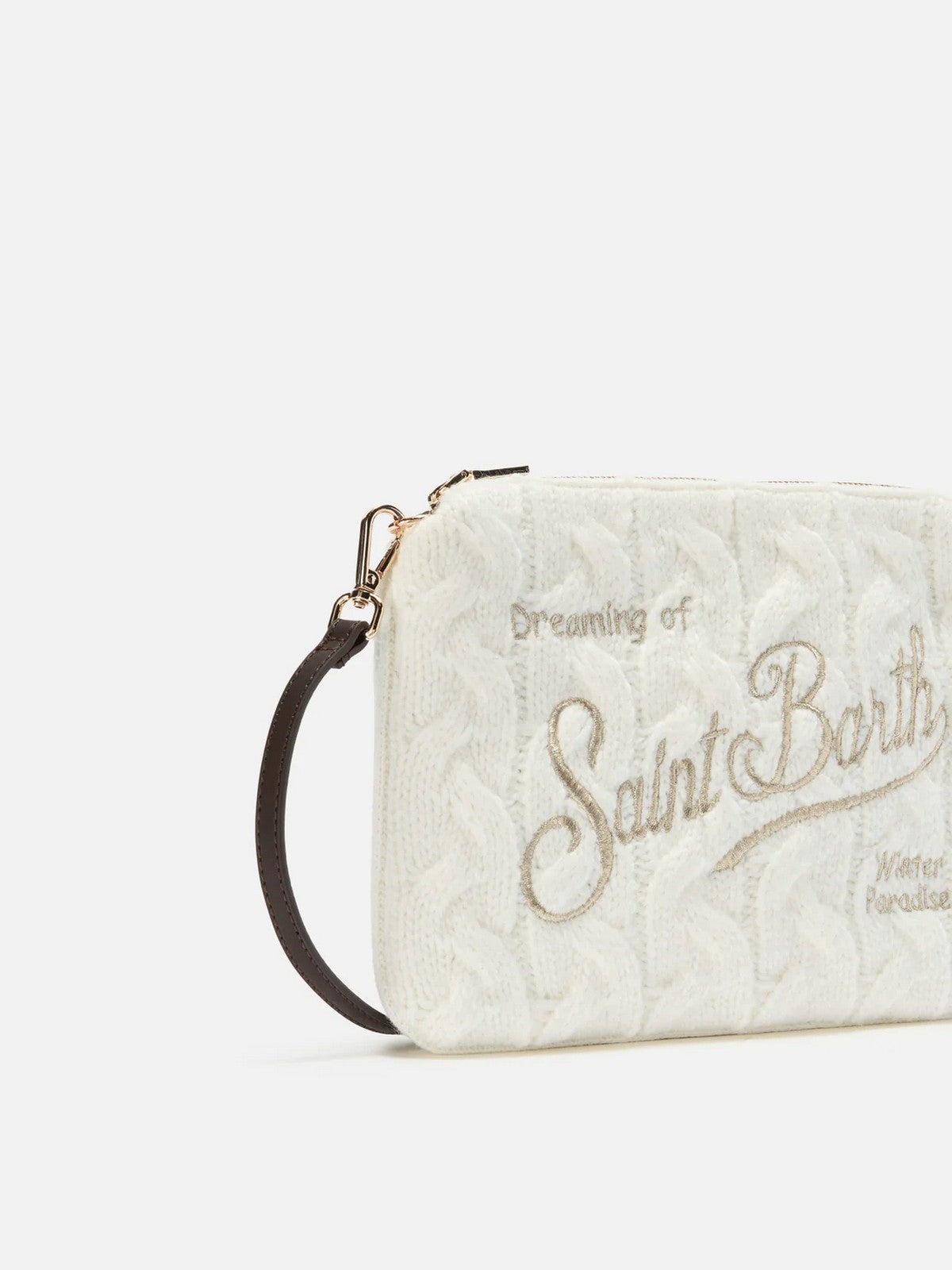 MC2 SAINT BARTH Pochette Donna  PARISIENNE WOOL 01346I 10OR EMB