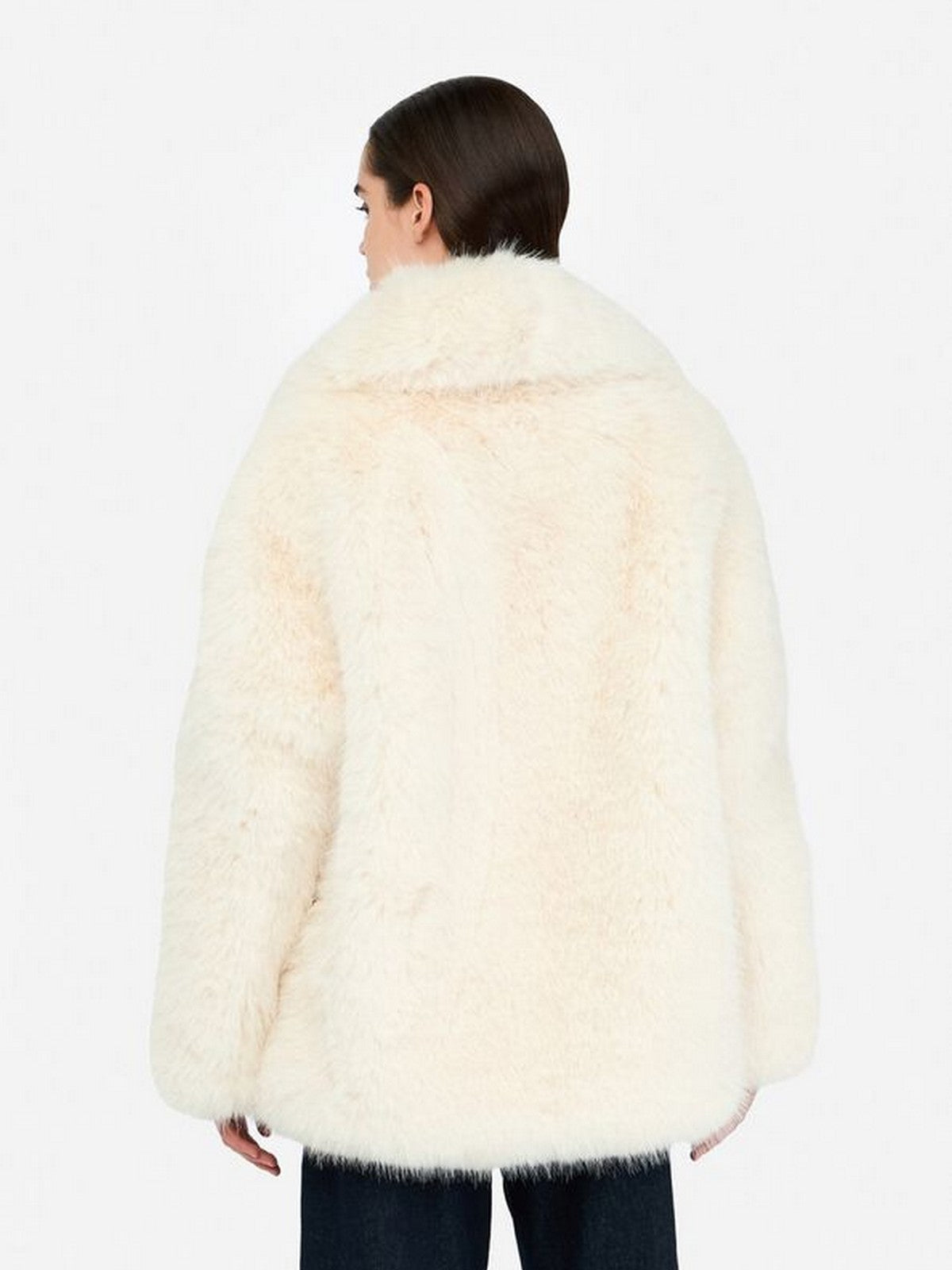 LIU JO BLACK Pelliccia Donna  CF5186E1031 X0718 Latte light