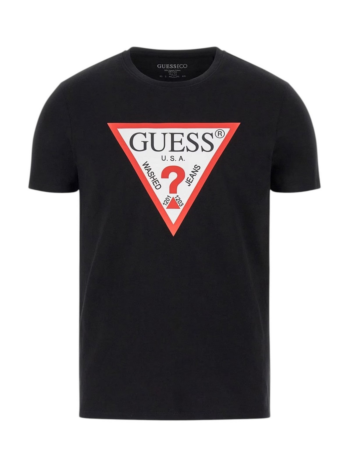 GUESS T-shirt Uomo CN SS ORIGINAL LOGO TEE M2YI71 I3Z14 JBLK Jet Black A996