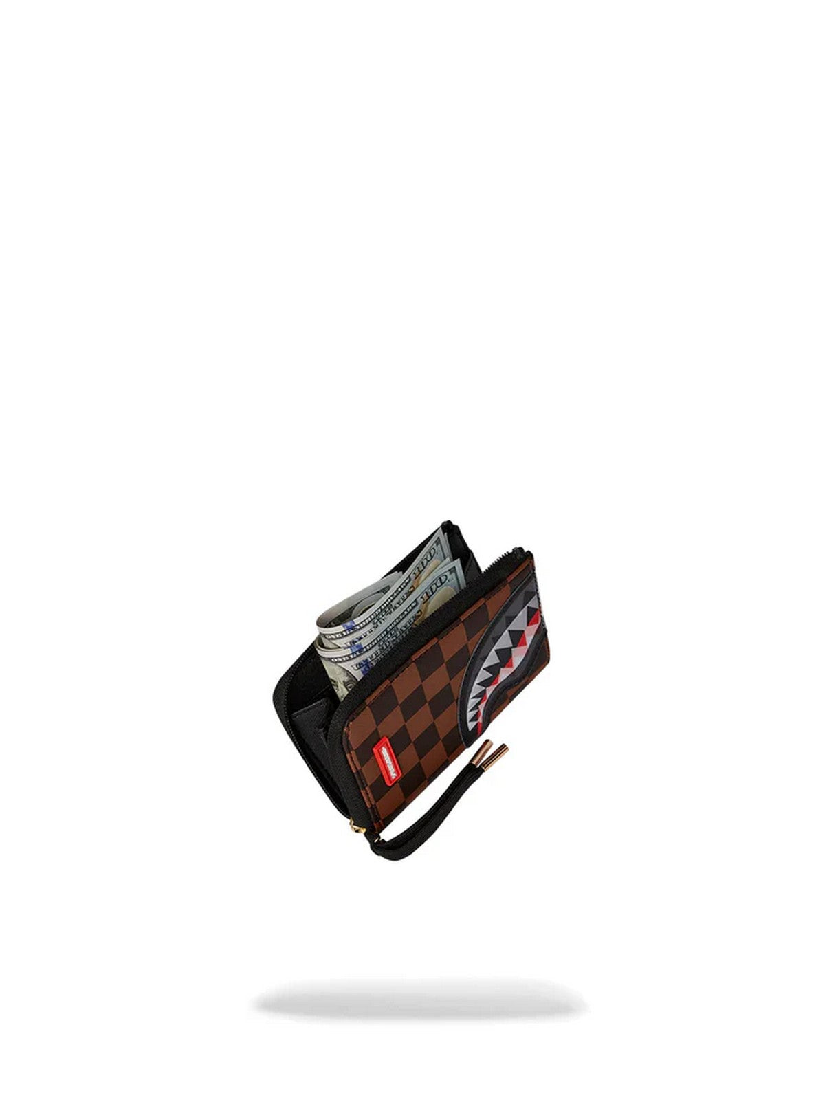 Tiburones Menores de billetera para hombres en París Lenticular Chomp Wallet 910W6526NSZ Marrone