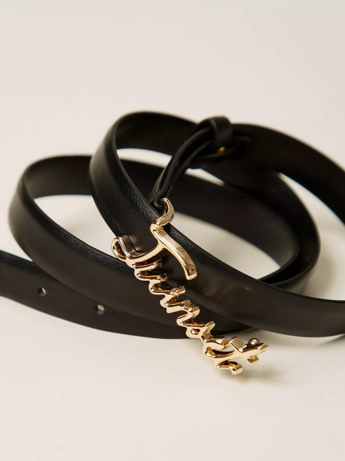 TWINSET Cintura Donna PEARLS OVAL T BELT 252TA408A 00006 Nero