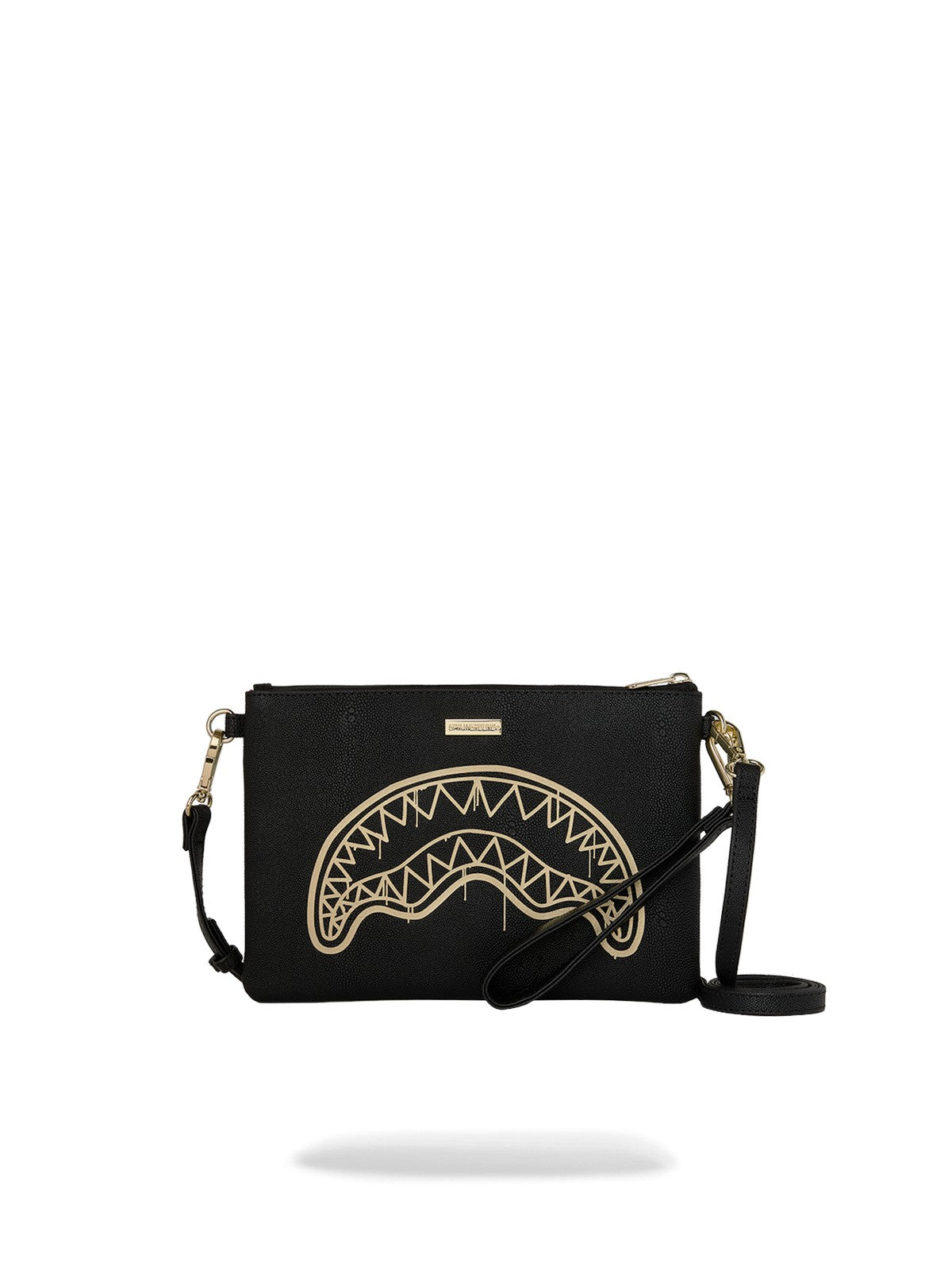 SPRAYGROUND Pochette Unisex adulto THAT GOLD DRAP CROSSBODY POUCHETTE 910B8977NSZ Nero