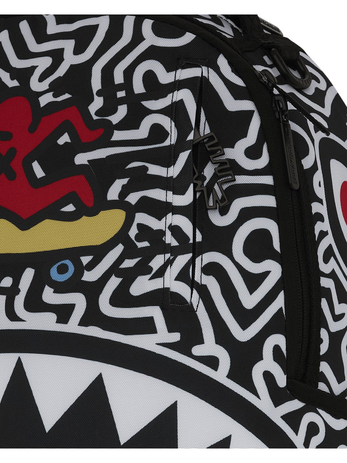 SPRAYGROUND Mochila para hombres de Keith Harring 3 mochila 910b6914nsz negro