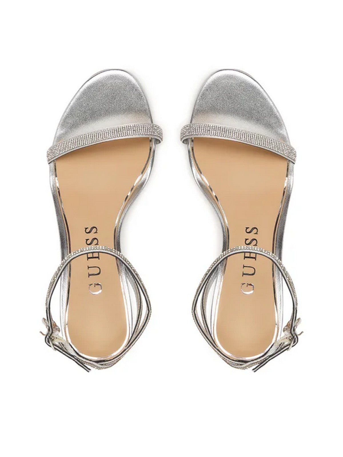 GUESS Sandalo Donna CHARMER FLJCHR SAT03 SILVE SILVER
