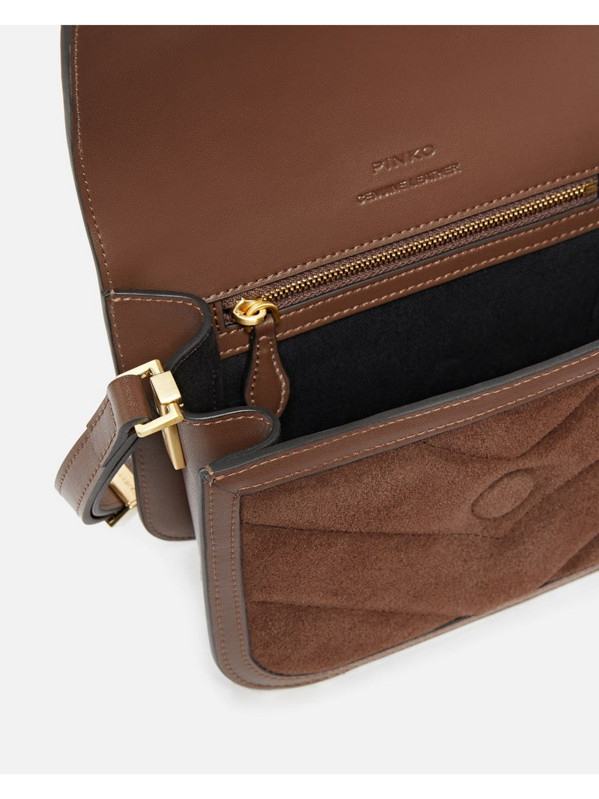 PINKO Borsa Donna LOVE BOX BAG FL MINI 104297-A2JH L74V MARRONE CASTANO MATT GOLD