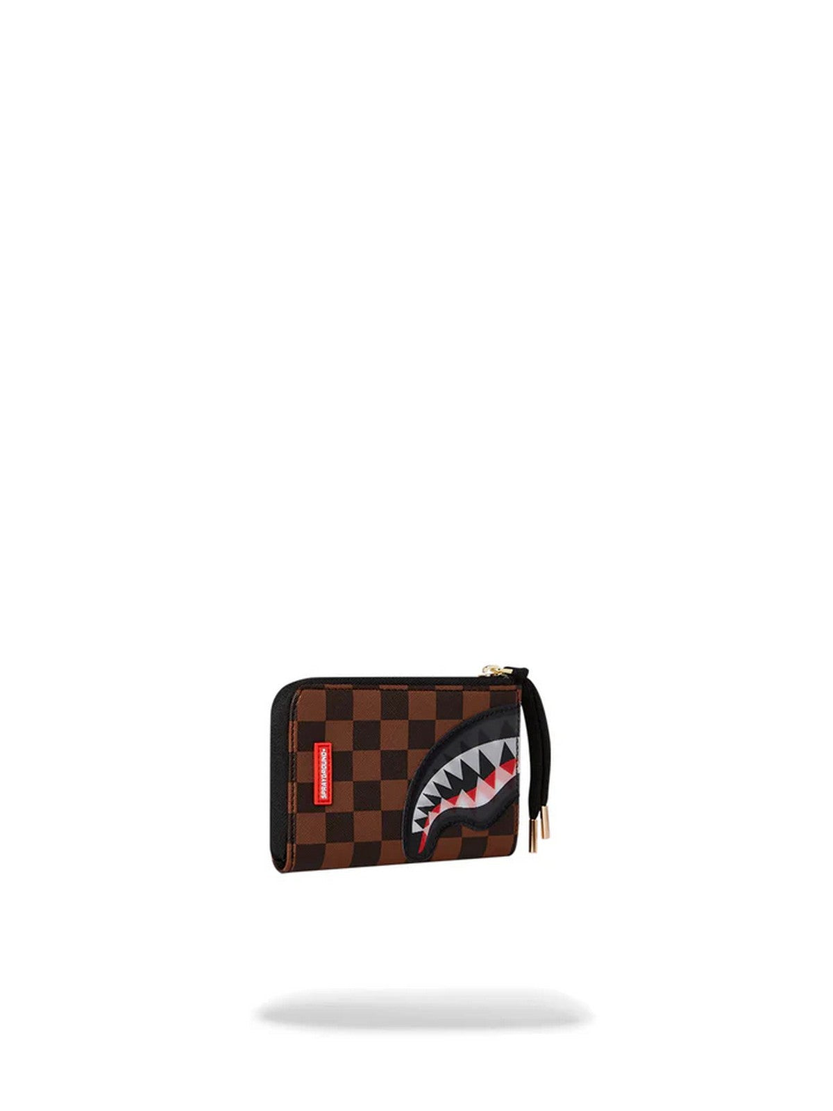 SPRAYGROUND SHARKS MENS'S WALLLET À PARIS LENTICULAL CHOMP WALTLET 910W6526NSZ BROWN