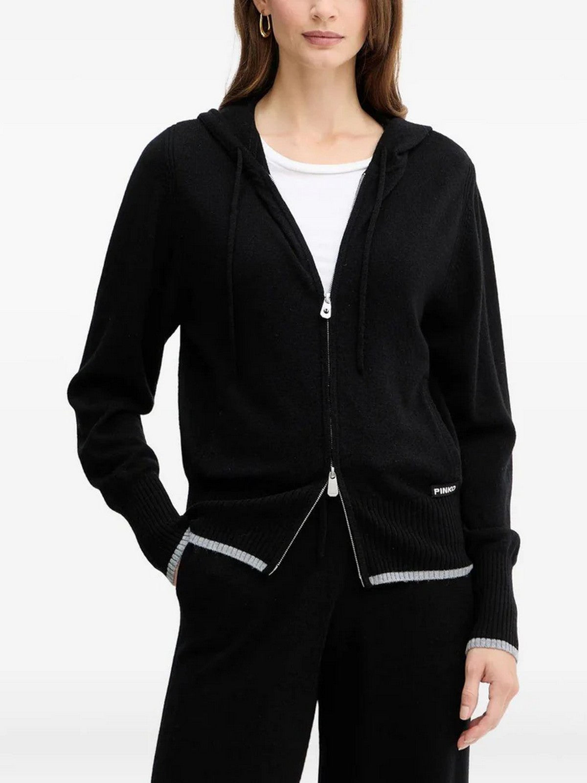 PINKO Cardigan Donna SULLAWESI CARDIGAN 105491-A2Q9 Z99 NERO LIMOUSINE