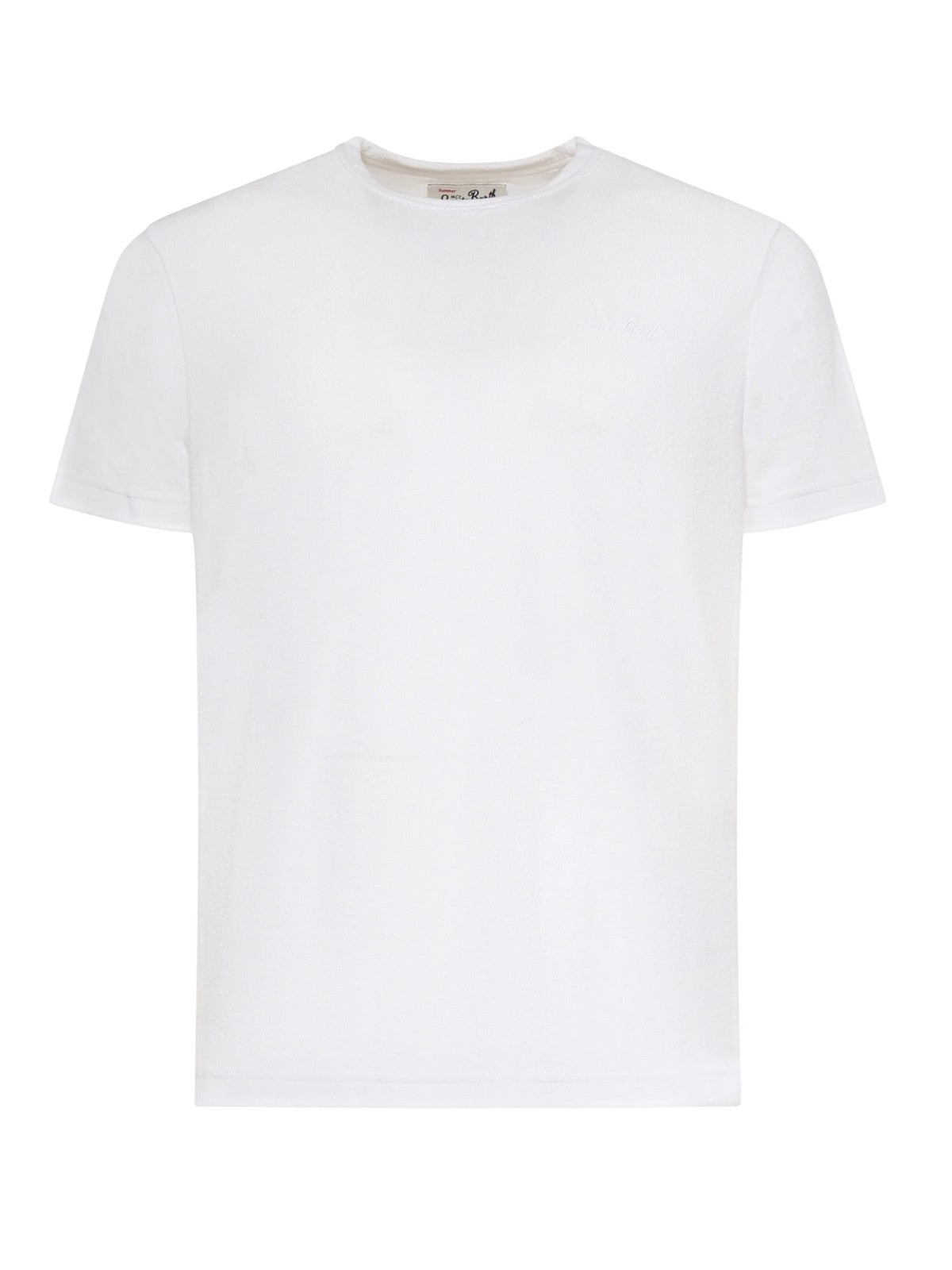 MC2 SAINT BARTH T-shirt Uomo  SCOTT COTTONSILK 00100L 10 OFF WHITE