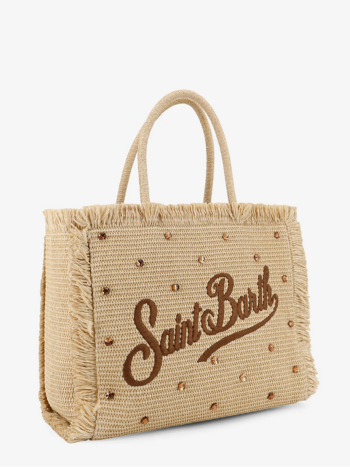 MC2 SAINT BARTH Borsa Donna  VANITY STRAW N 02747L STRASS 18 EMB