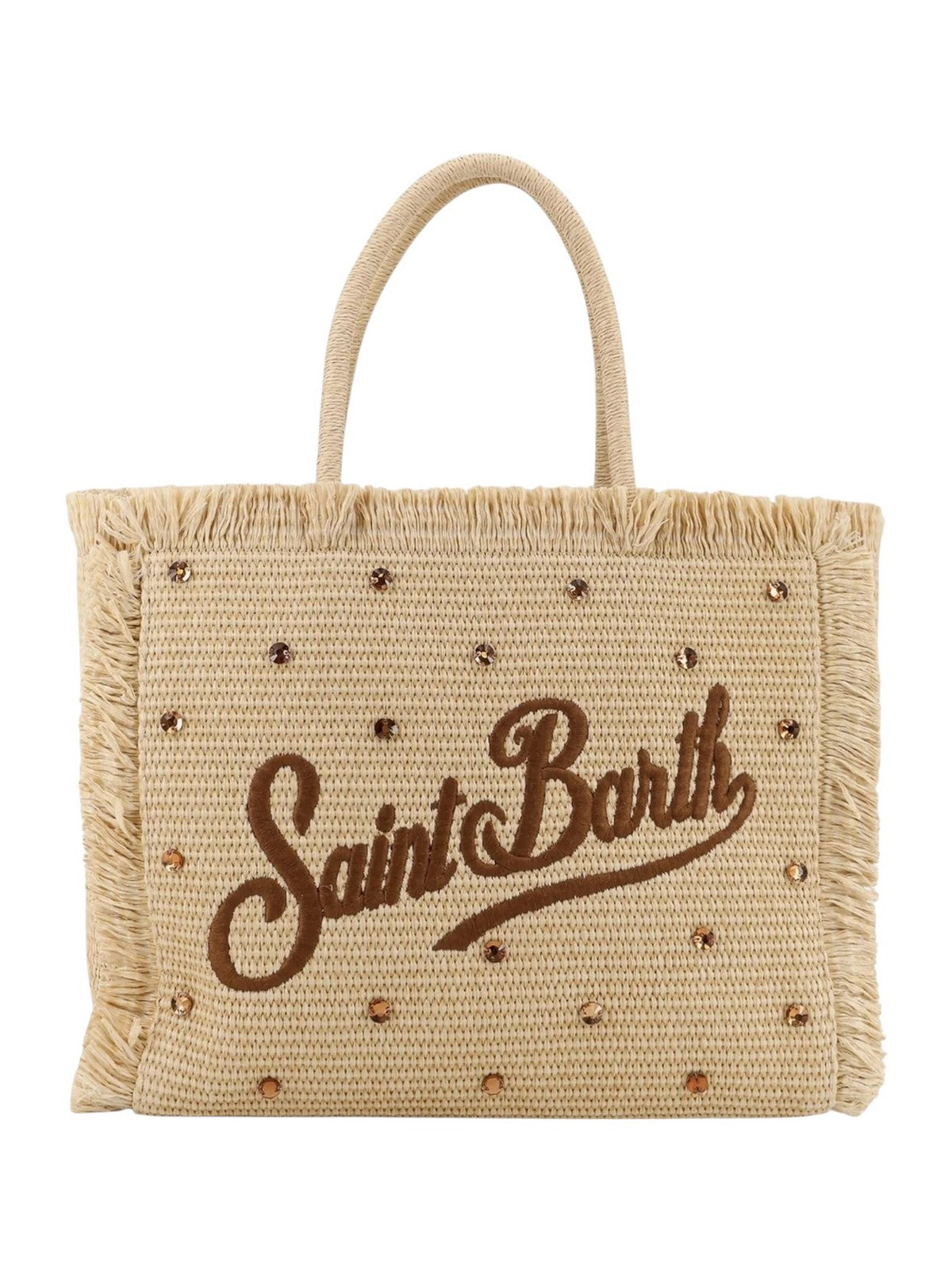 MC2 SAINT BARTH Borsa Donna  VANITY STRAW N 02747L STRASS 18 EMB