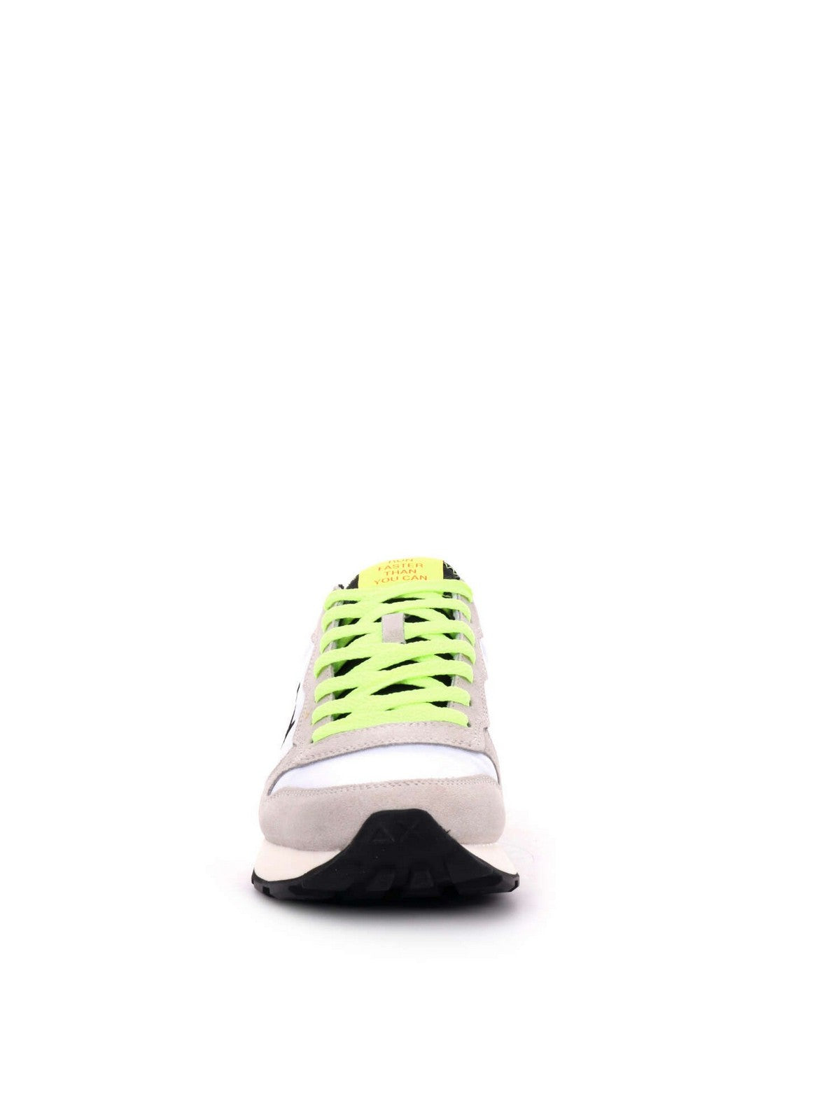 SUN68 Sneaker Uomo Tom fluo Z35102 01 Bianco gioboutiqueweb