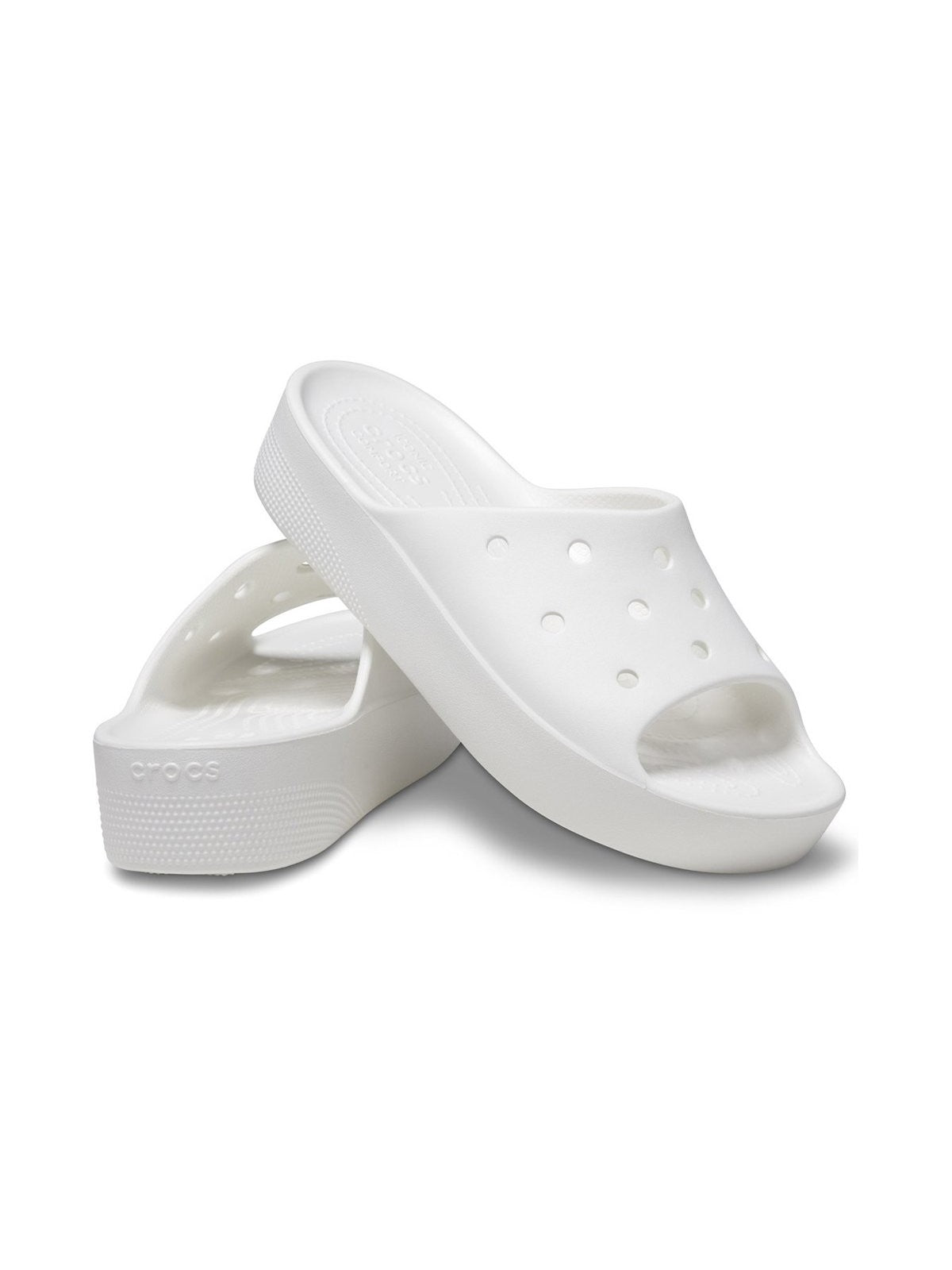 Crocs Ciabatta Frau Klassische Plattform Flip W 208180 100 Weiß