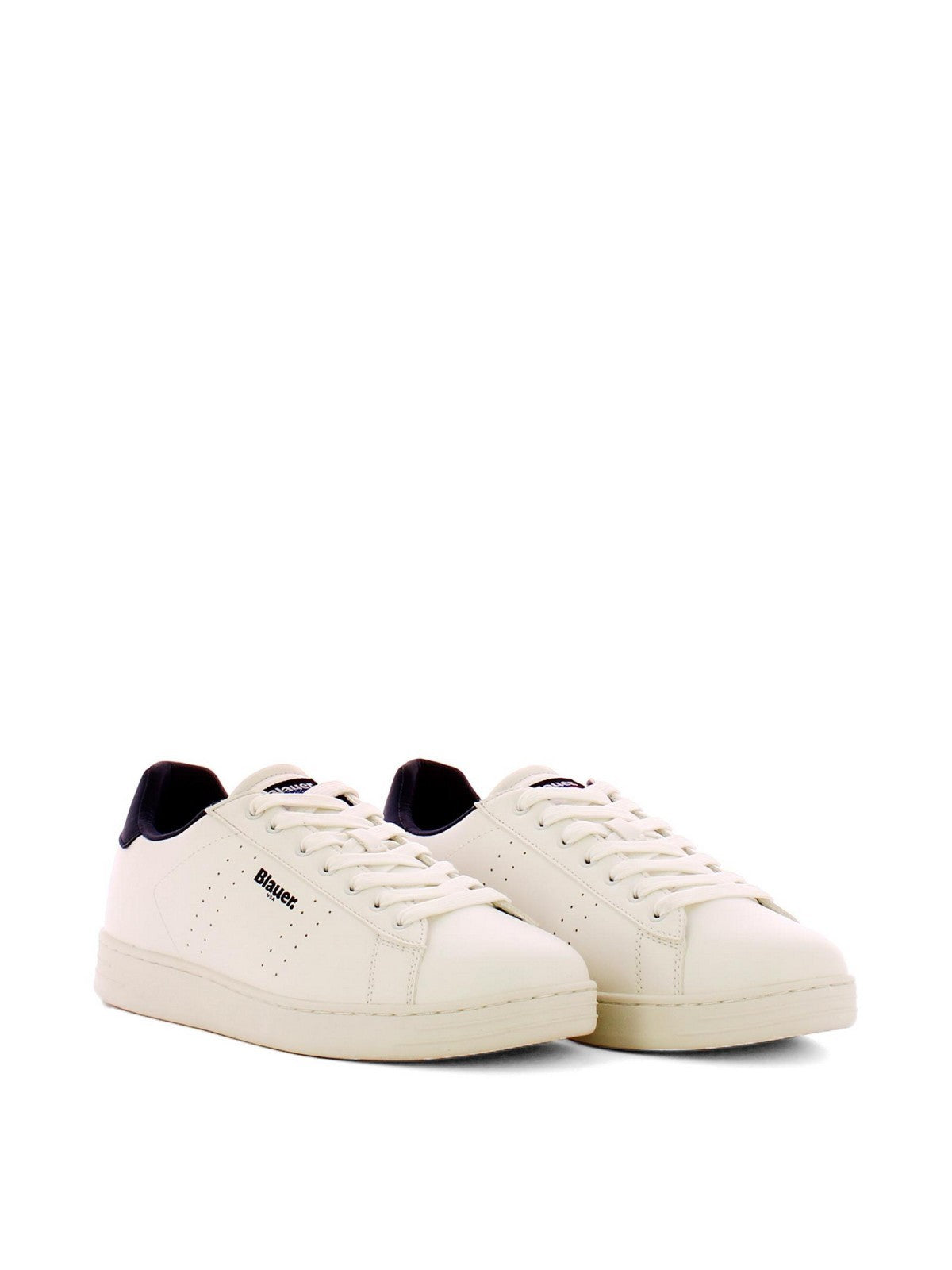 BLAUER Sneaker Uomo GRANT01 S4GRANT01/PUC WHI/NVY Bianco