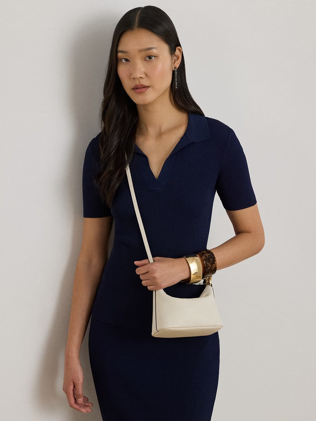 LAUREN RALPH LAUREN Borsa Donna BLKE MINI SH-SHOULDER BAG-SMALL 431P10531 005 SOFT WHITE