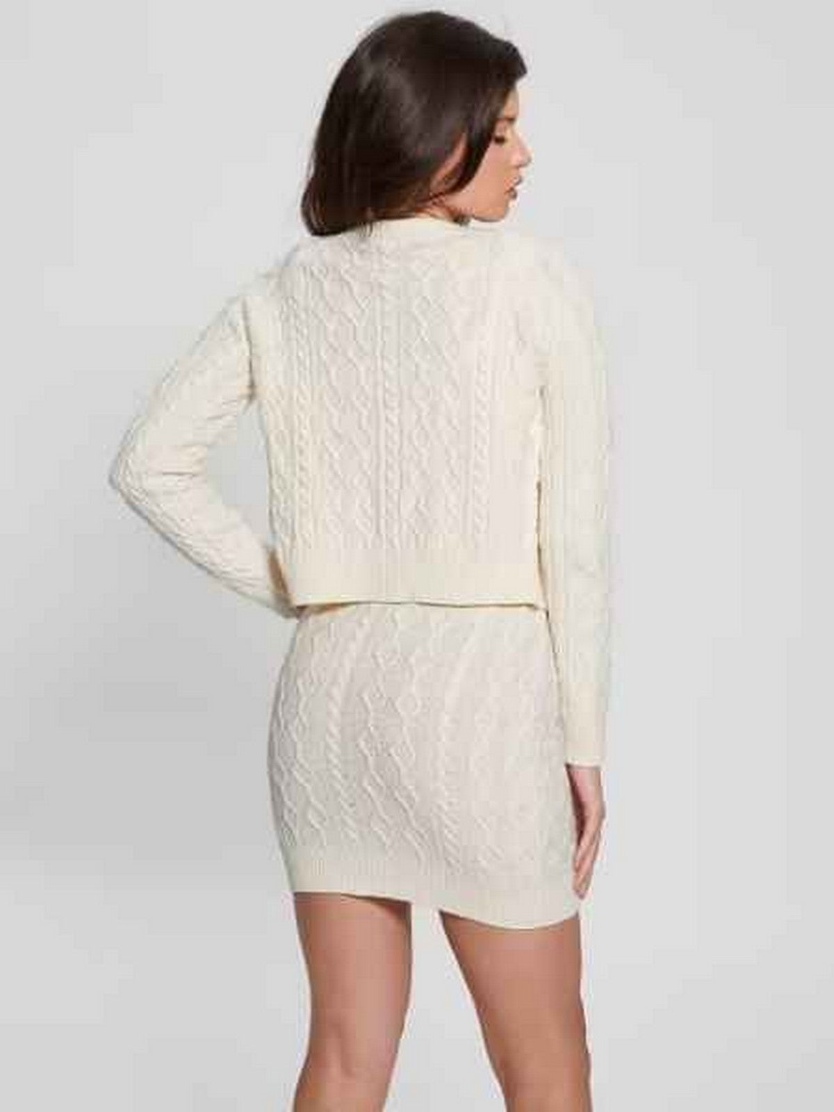 Zgadnij kardigan kobieta Isabelle LS VN Cardi SWTR W4YR22 Z37L1 G012 White