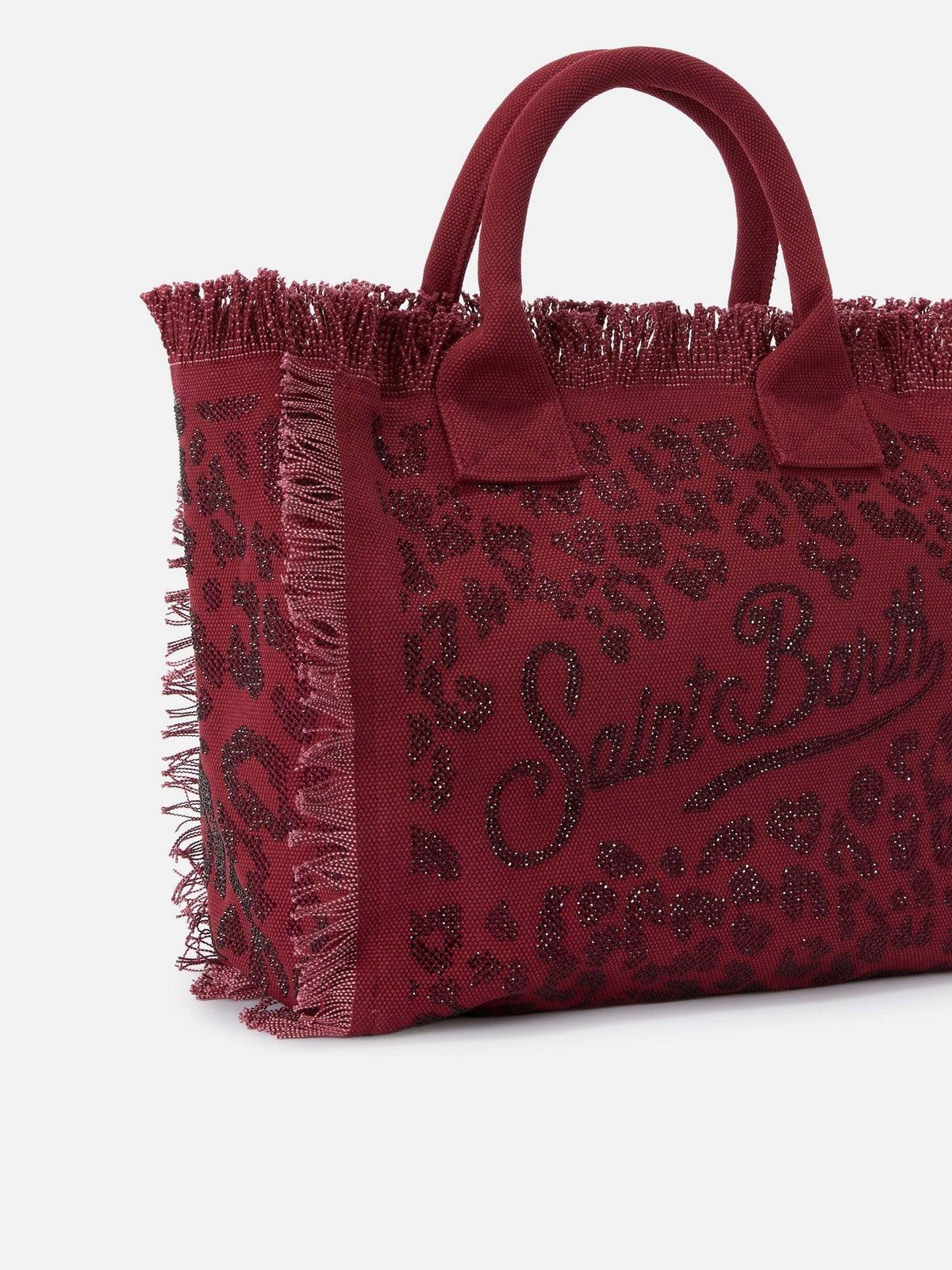 MC2 SAINT BARTH Borsa Donna  VANITY 00269L STRASS LEOPARD 45