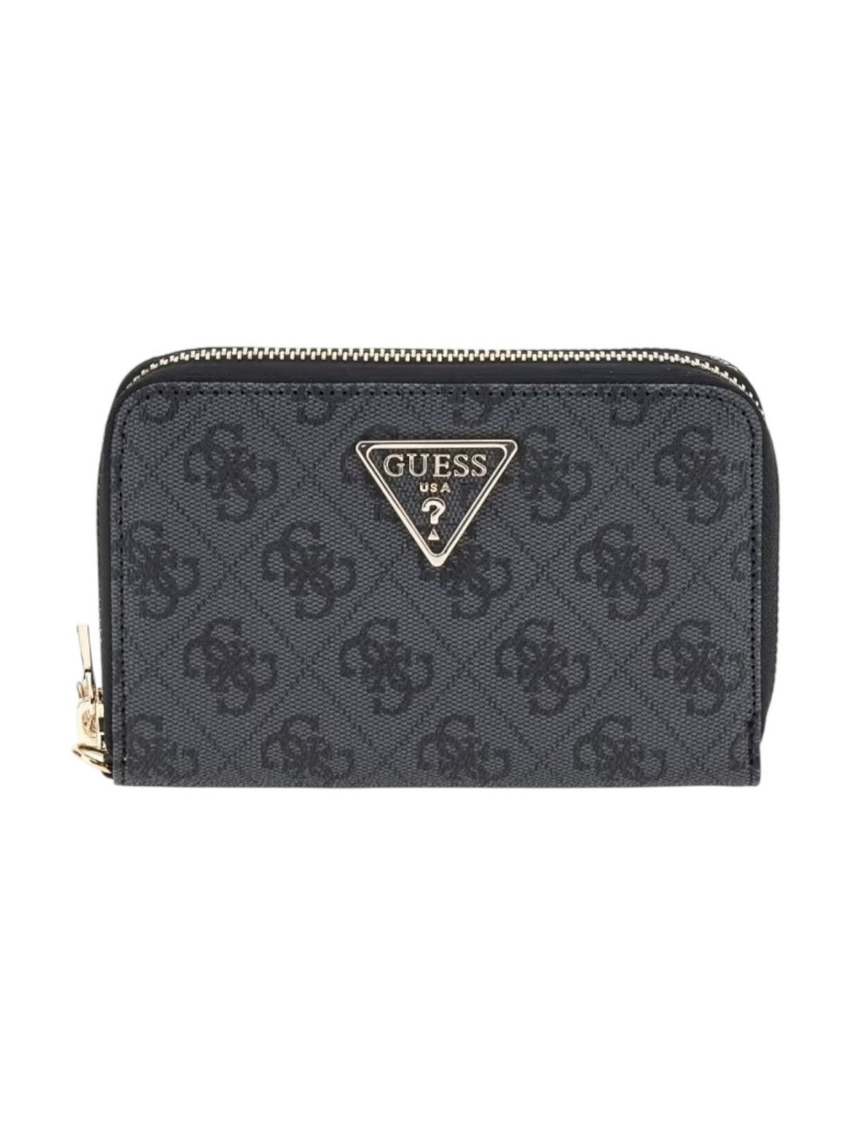 GUESS Portafoglio Donna LAUREL II SLG MED DOUBLE ZIP SWSG74 59164 CLO COAL LOGO