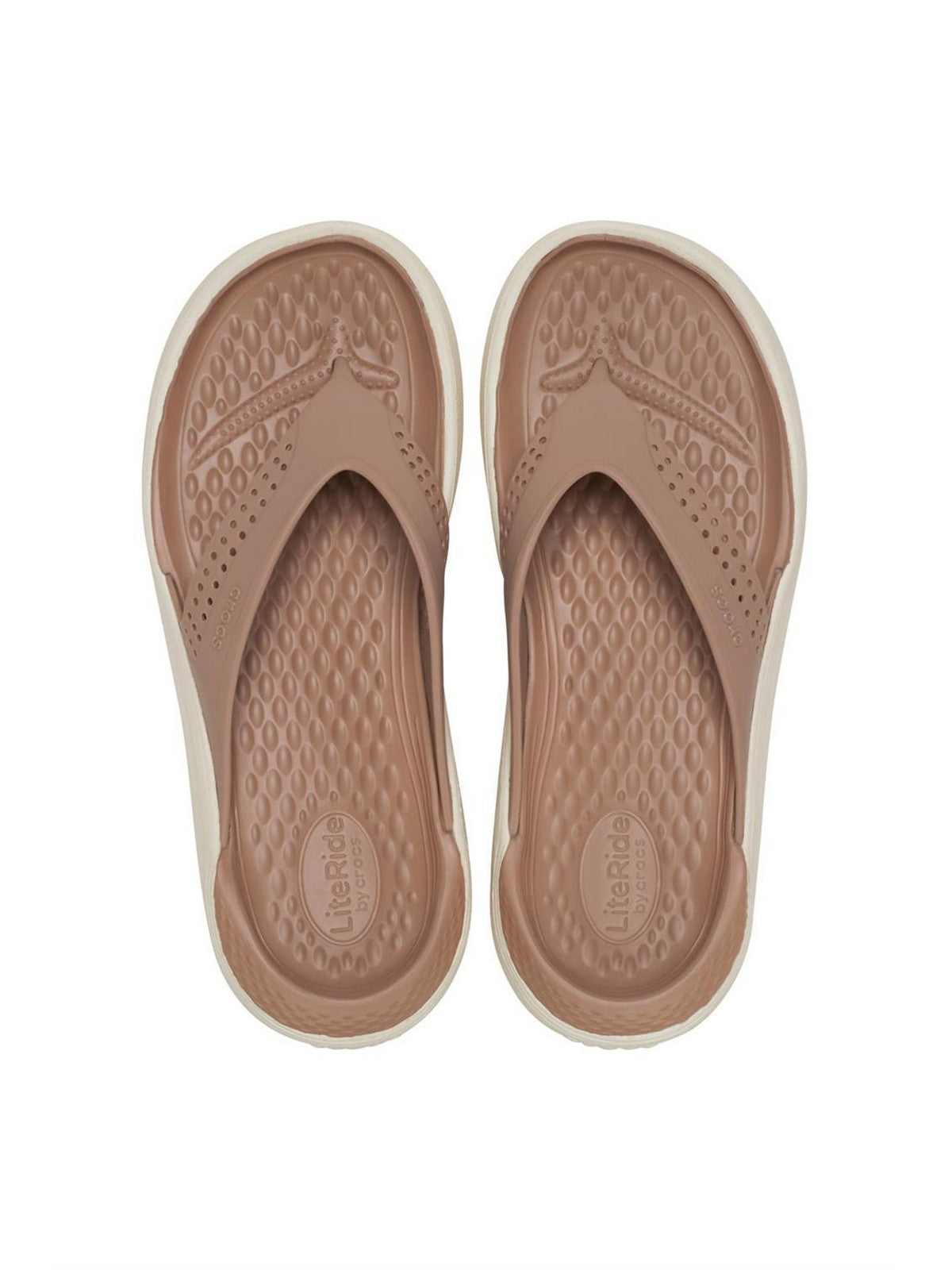 Crocs Flip Flops Man litr flip 205182 2j3 beżowy