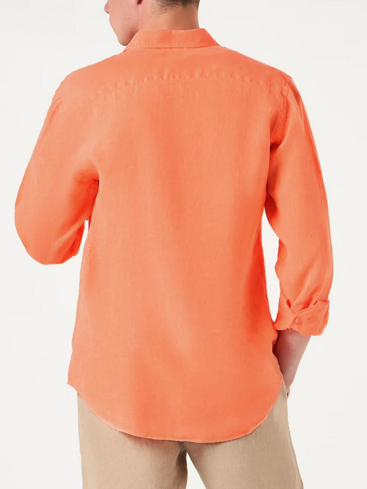 MC2 Saint Barth Camisa de hombres Pamplona 03763f naranja