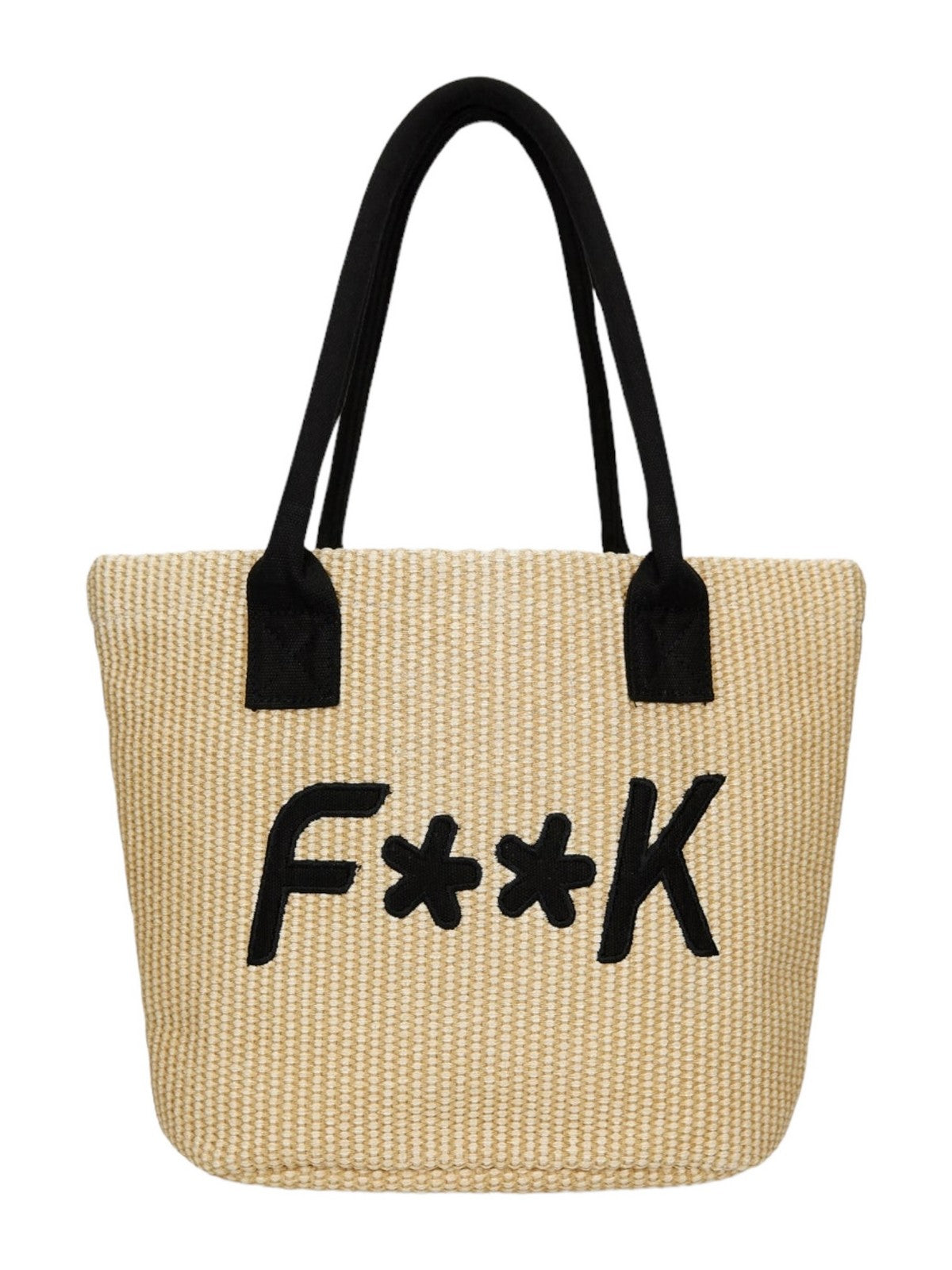 F**K Sac de plage femme FK24-A060BG Beige