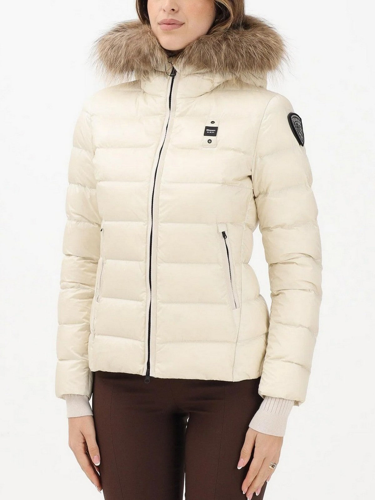 BLAUER Piumino Donna ARCADIA 25WBLDC03099 A06047 907GG GRIGIO MATTINO int. GRIGIO NEBBIA