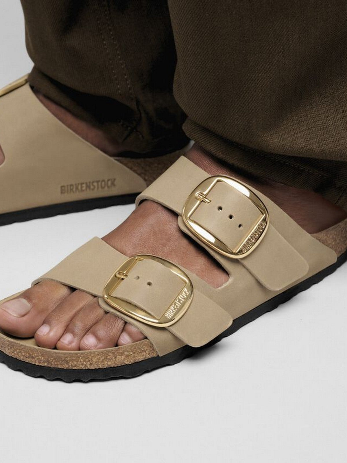 BIRKENSTOCK Sandalo Unisex adulto Arizona Big Buckle tabacco brown, Oiled Leather 1030395 TABACCO BROWN