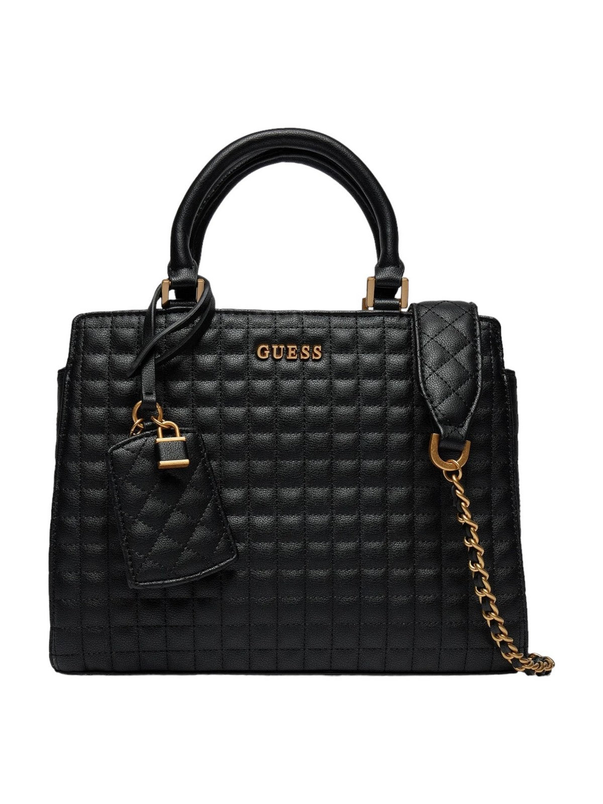 GUESS Sac Femme Tia Luxury Satchel HWQA91 87060 BLA Noir