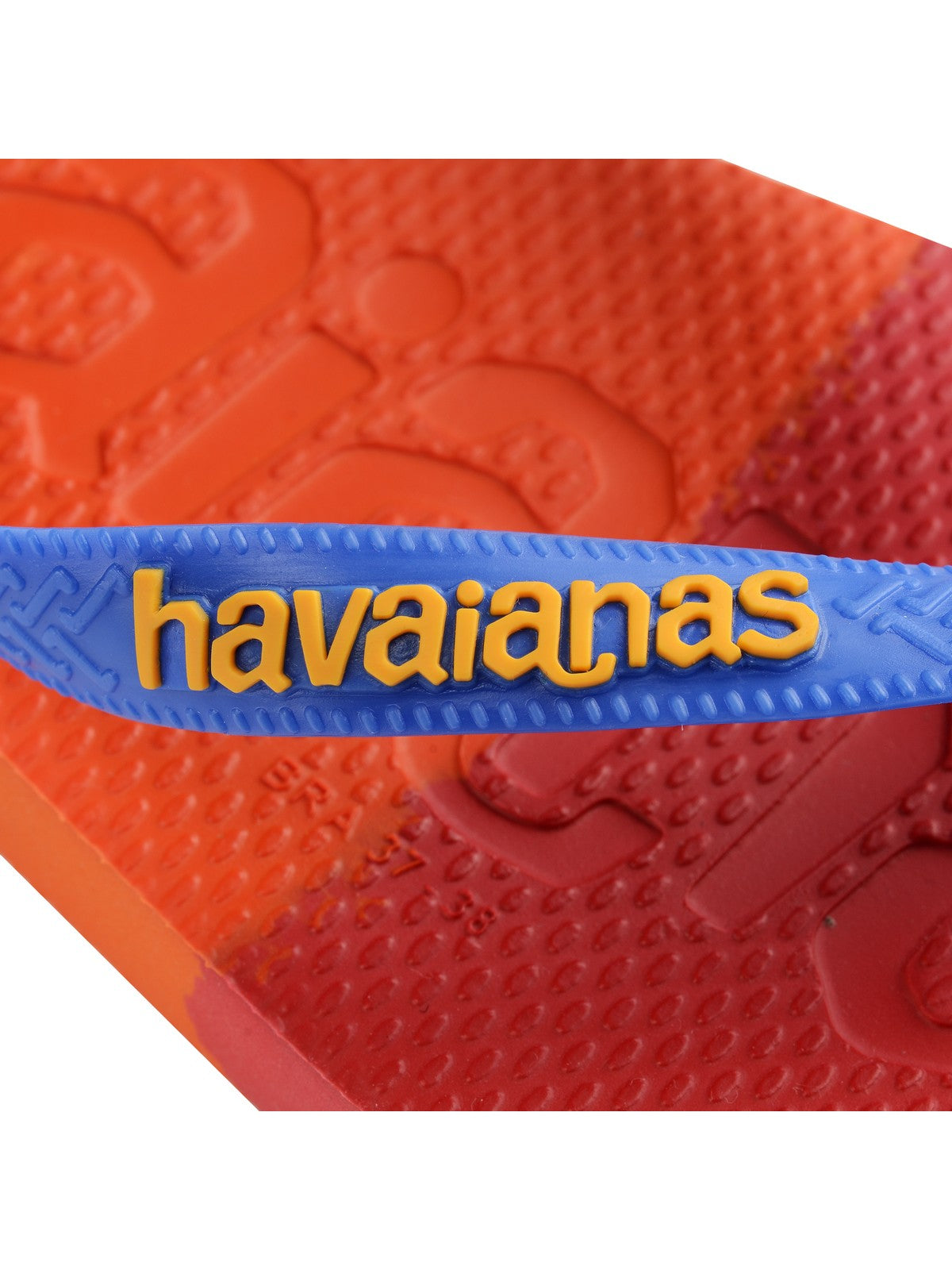 HAVAIANAS Tongs pour hommes Hav. Top logomanie couleurs II 4147526.3847 bleu