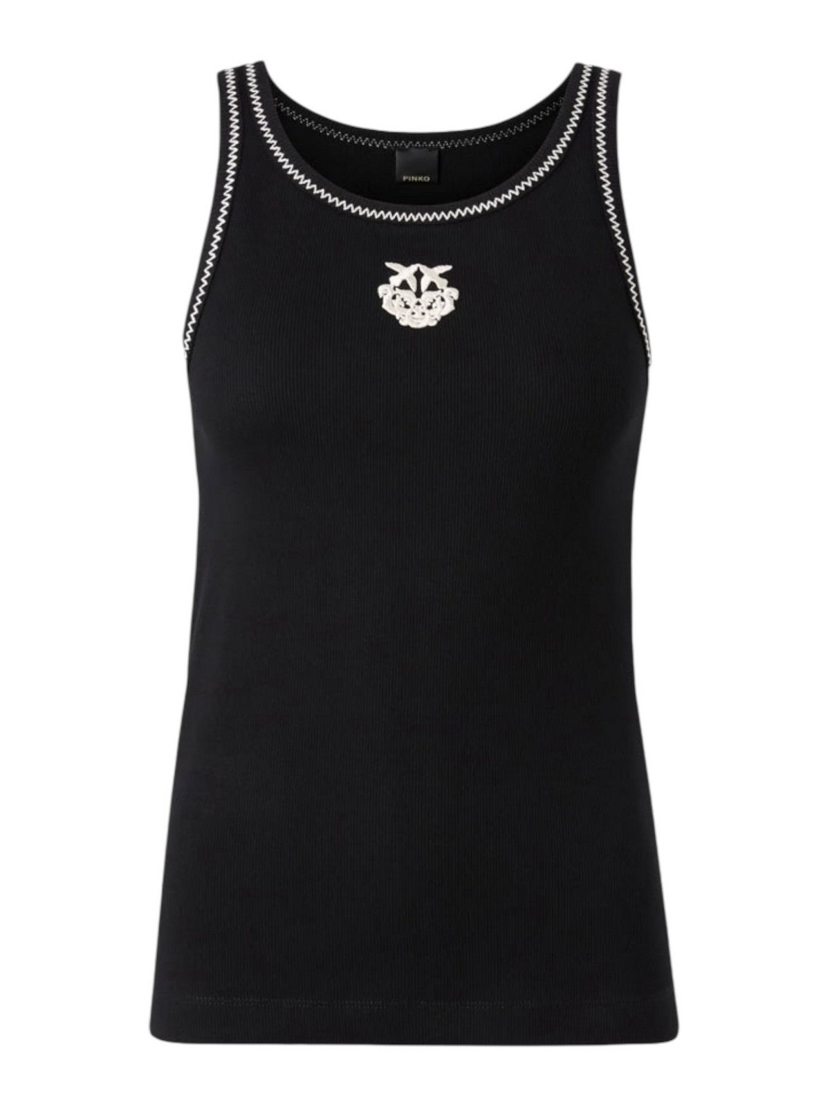 PINKO Canotta Donna BITETTO CANOTTA 106816-A3AL ZZ2 NERO/BIANCO