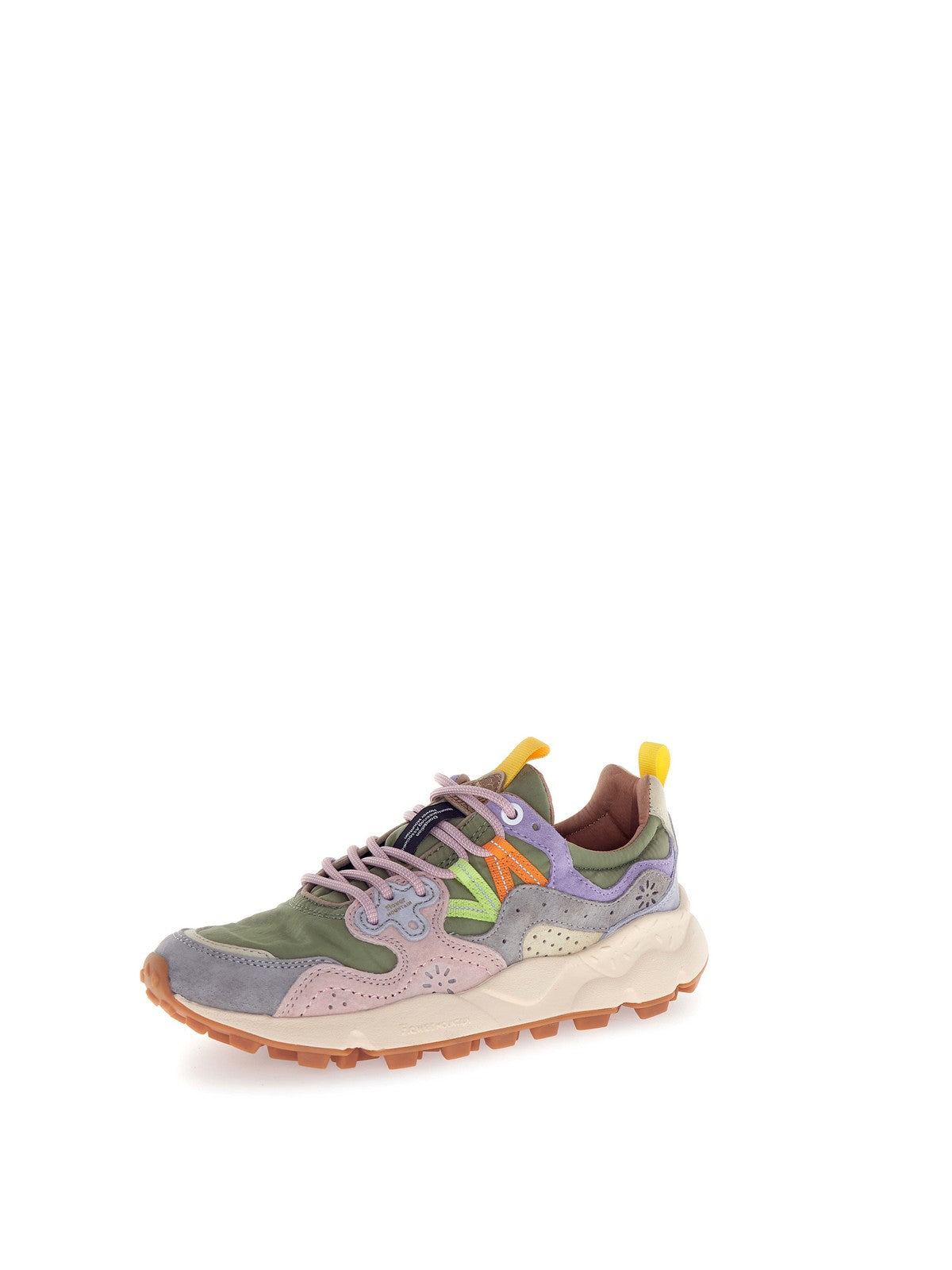 FLOWER MOUNTAIN Sneaker Donna YAMANO 3 WOMAN 2017817-01-1B43 LIGHT GREY-MILITARE-CIPRIA gioboutiqueweb
