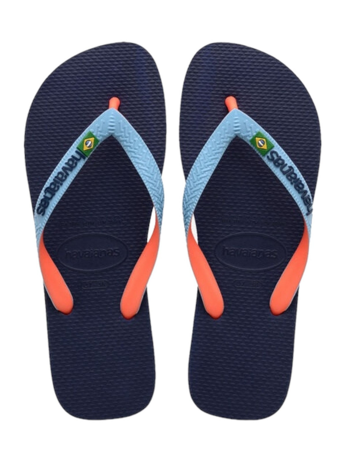 HAVAIANAS Tongs adultes unisexes Hav. Mélange brésilien 4123206.6854 bleu