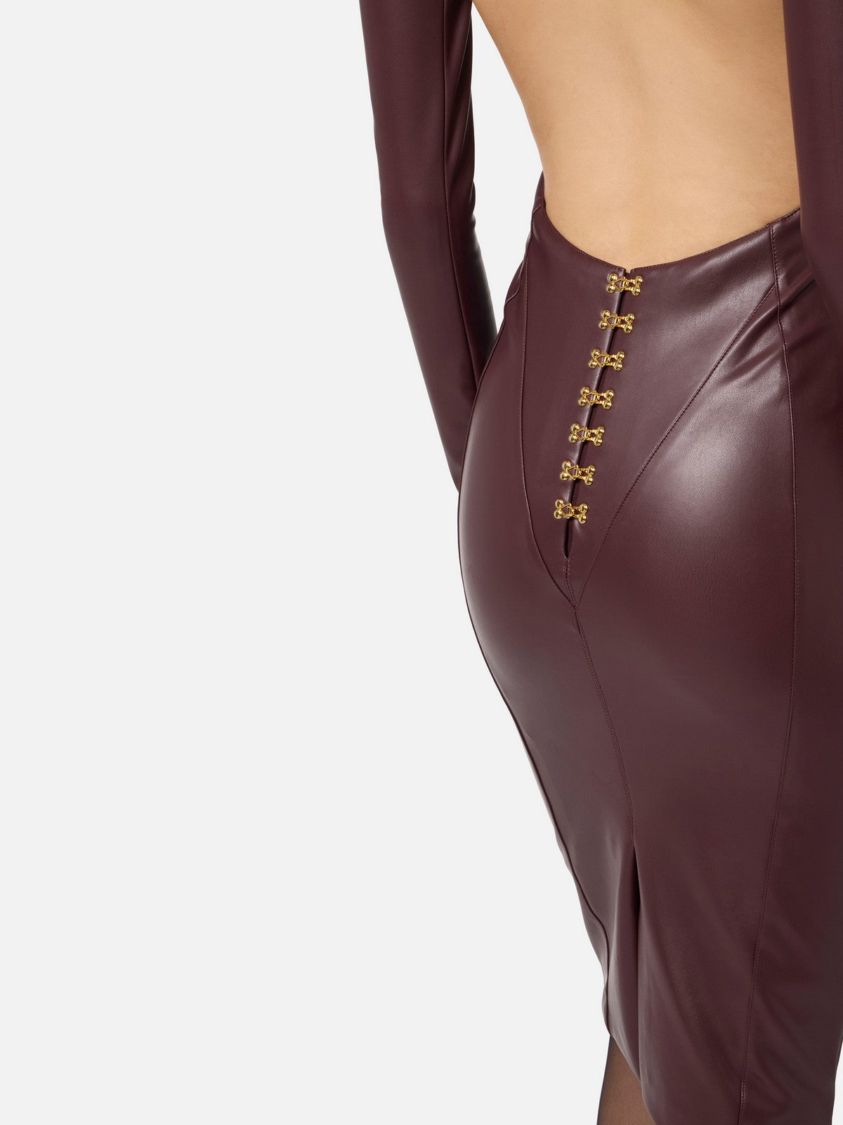 ELISABETTA FRANCHI Abito Donna  AB79557E2 EA4 MERLOT