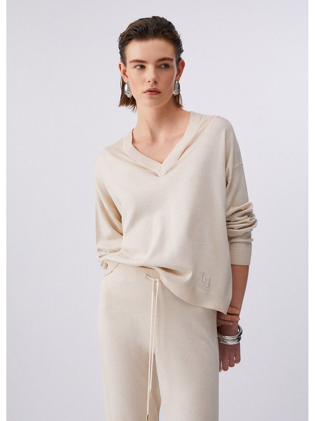 LIU JO SPORT Maglia Donna  TA6244MS49I A4378 Warm champagne lux