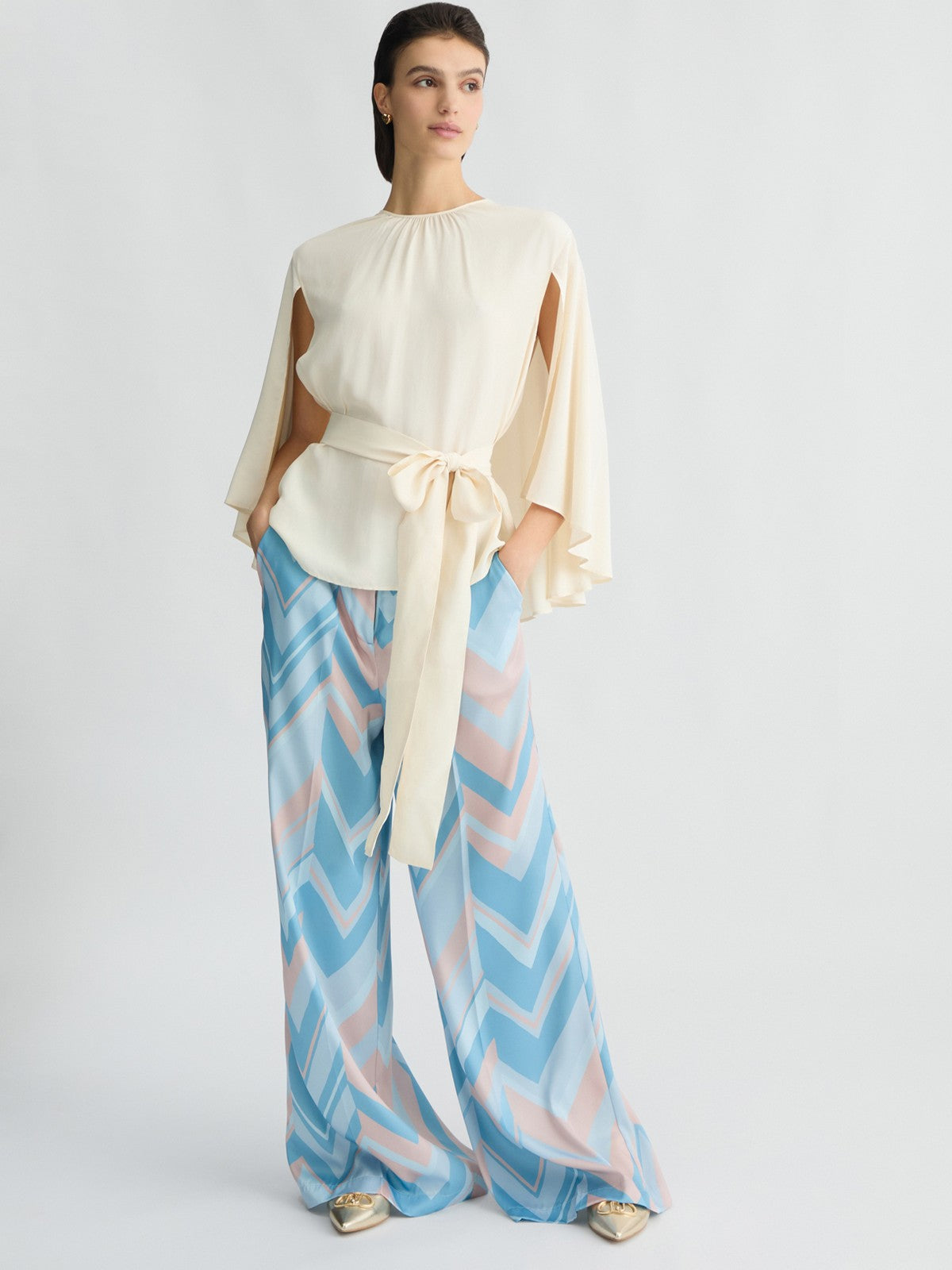 LIU JO BLACK Pantalone Donna  CA5353TS531 M9314 Blu gioboutiqueweb