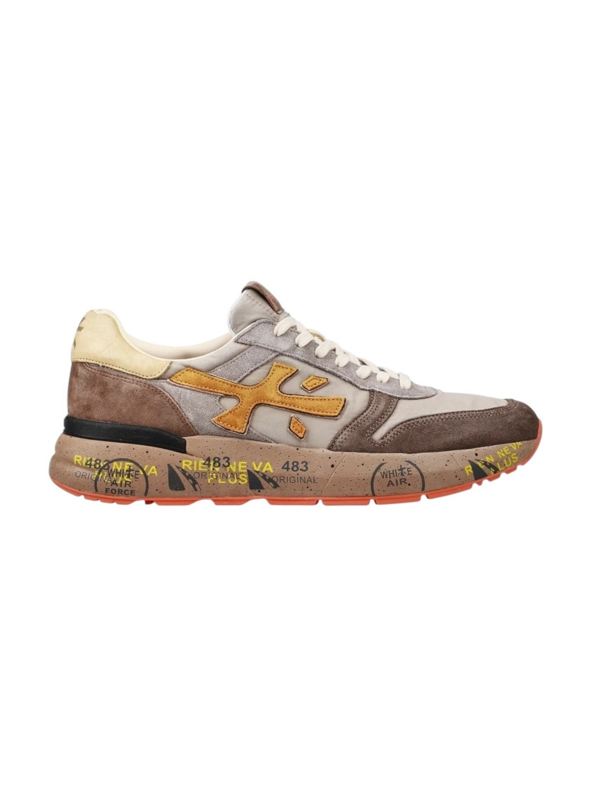PREMIATA Sneaker Uomo  MICK VAR 7866 TAUPE/BROWN